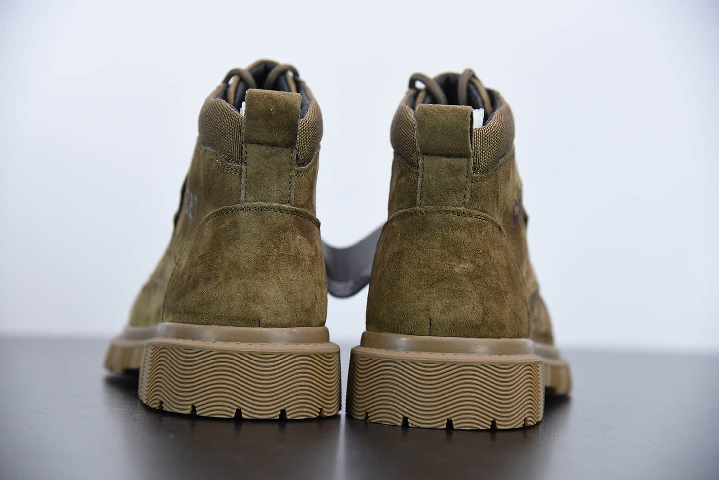 卡特CAT FOOTWEA棕绿六孔工装休闲复古潮鞋纯原版本