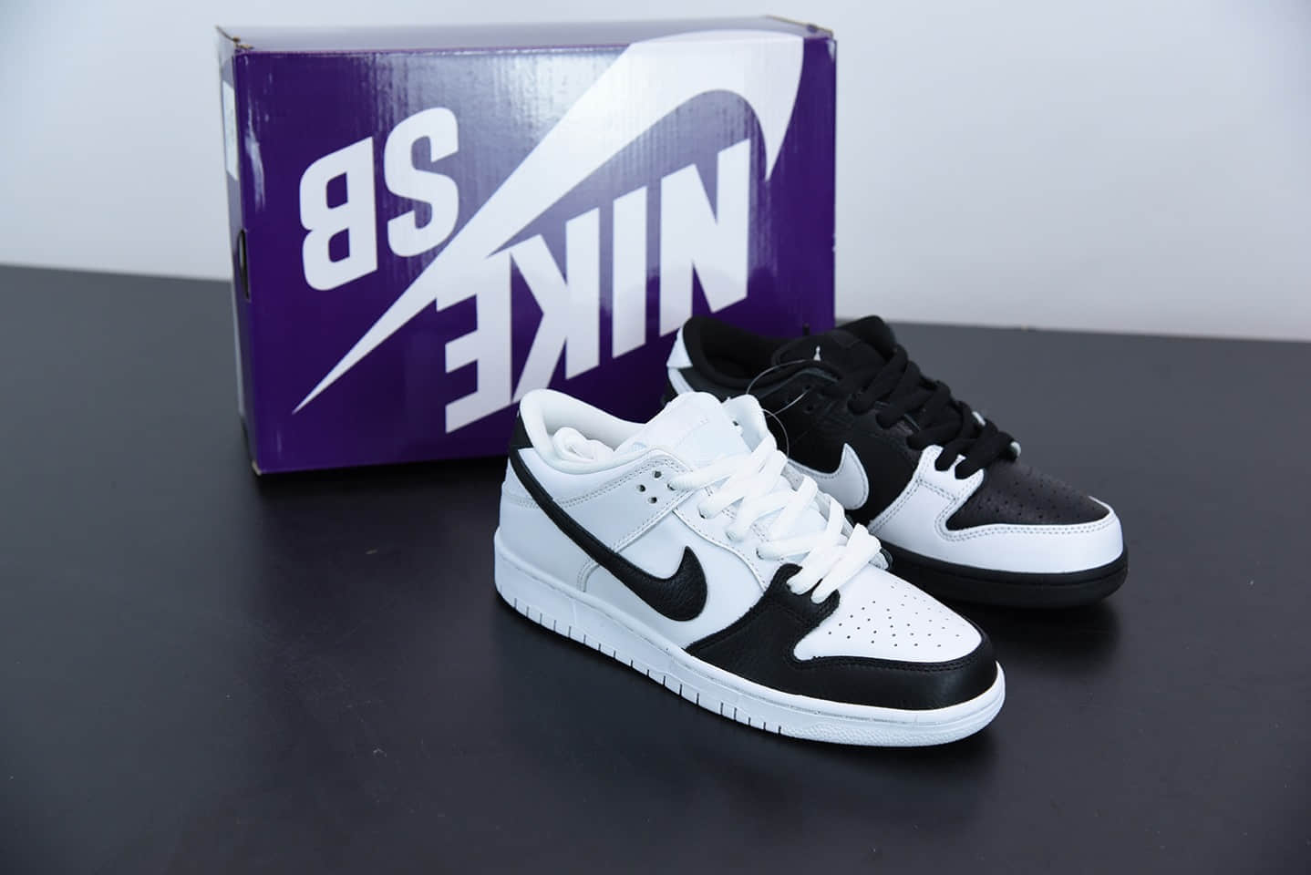 耐克Nike SB Dunk Low PremiumYin Yang黑白阴阳太极扣篮系列低帮休闲运动滑板板鞋纯原版本 货号: 313170-023