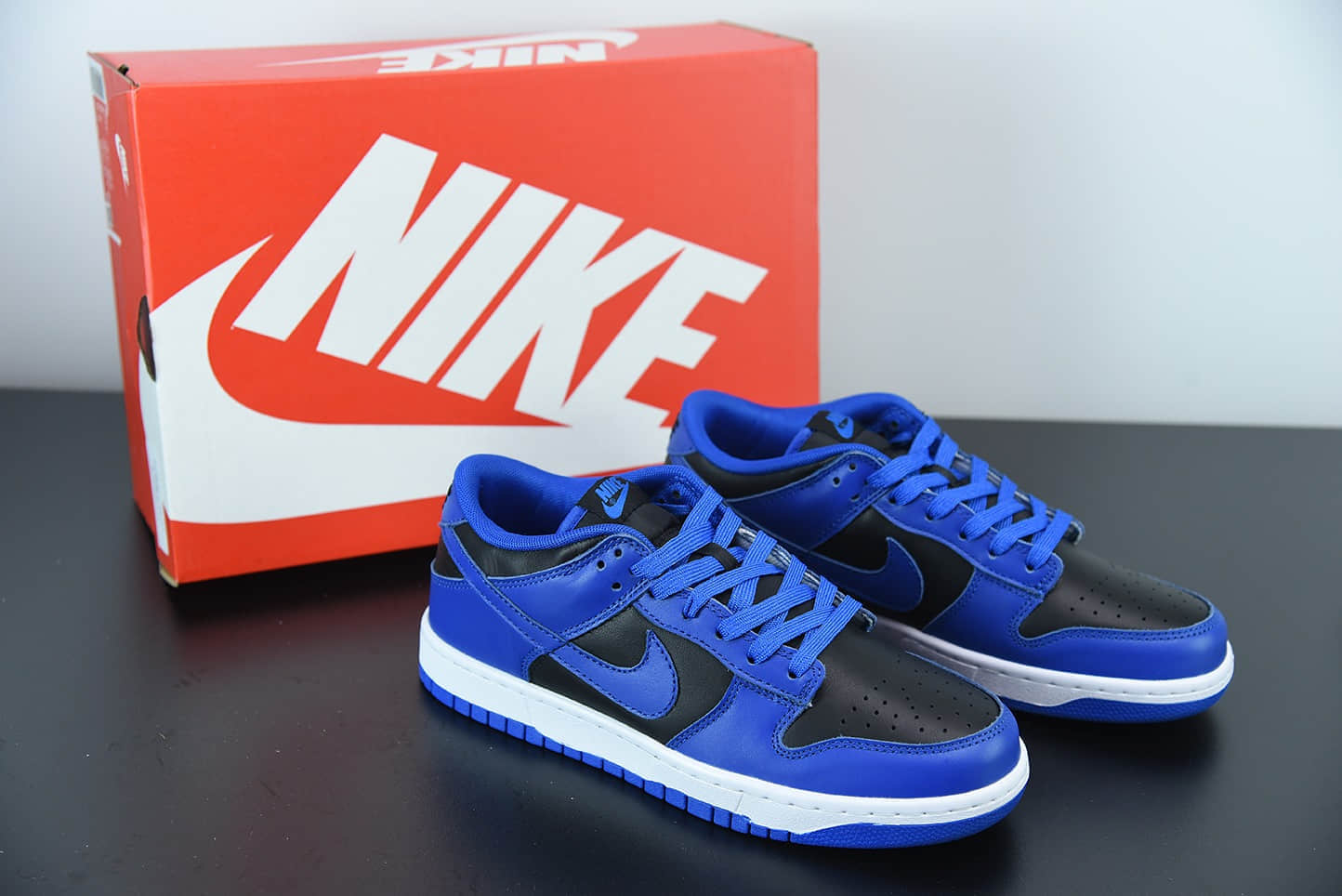 耐克Nike SB Dunk Low PRO QS扣篮系列低帮黑蓝休闲运动滑板板鞋纯原版本 货号:DD1391-001