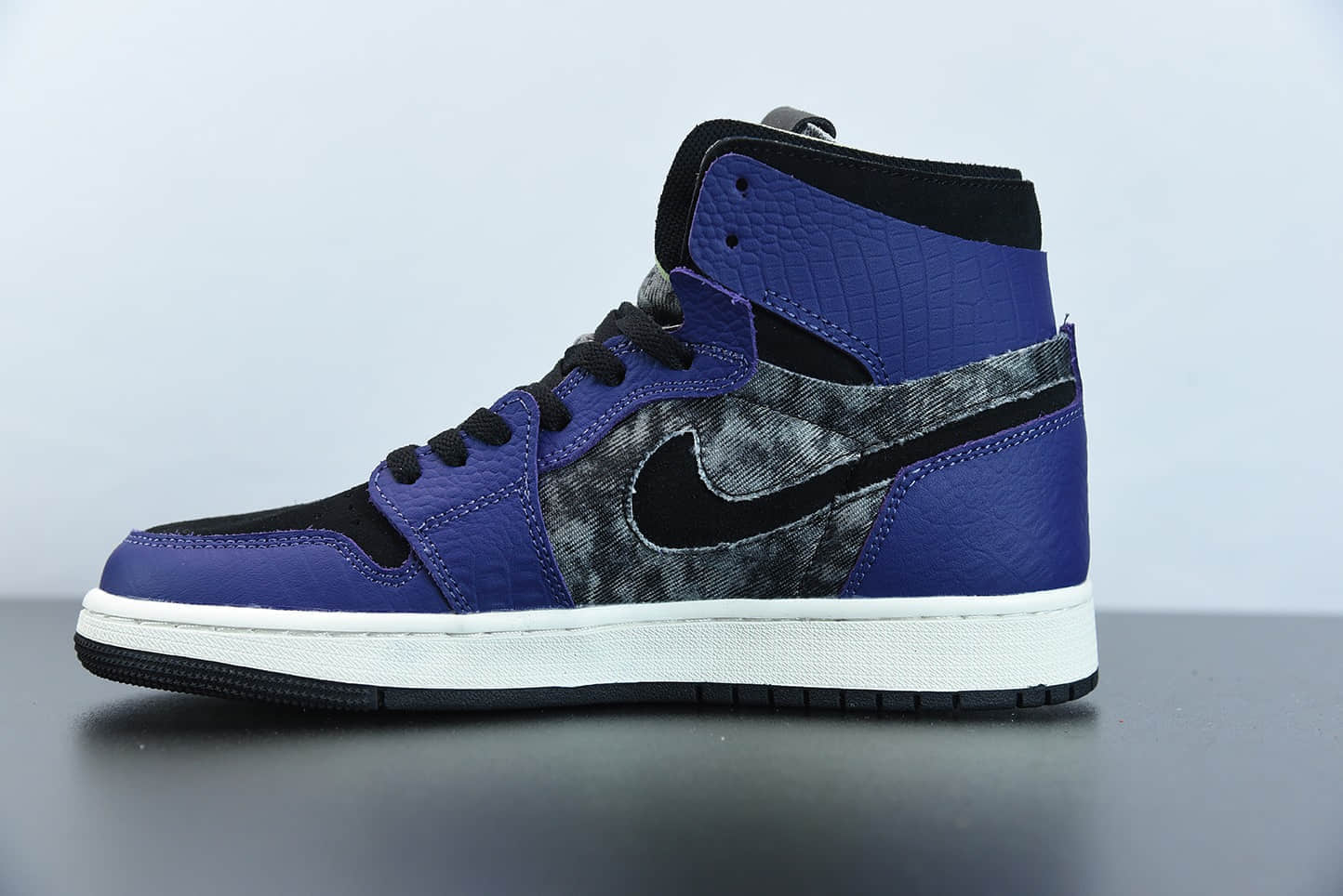 乔丹Air Jordan 1 Zoom CMFT “Bayou Boys” “状元锡安水染鳄鱼紫高帮板鞋纯原版本 货号:DC2133-500