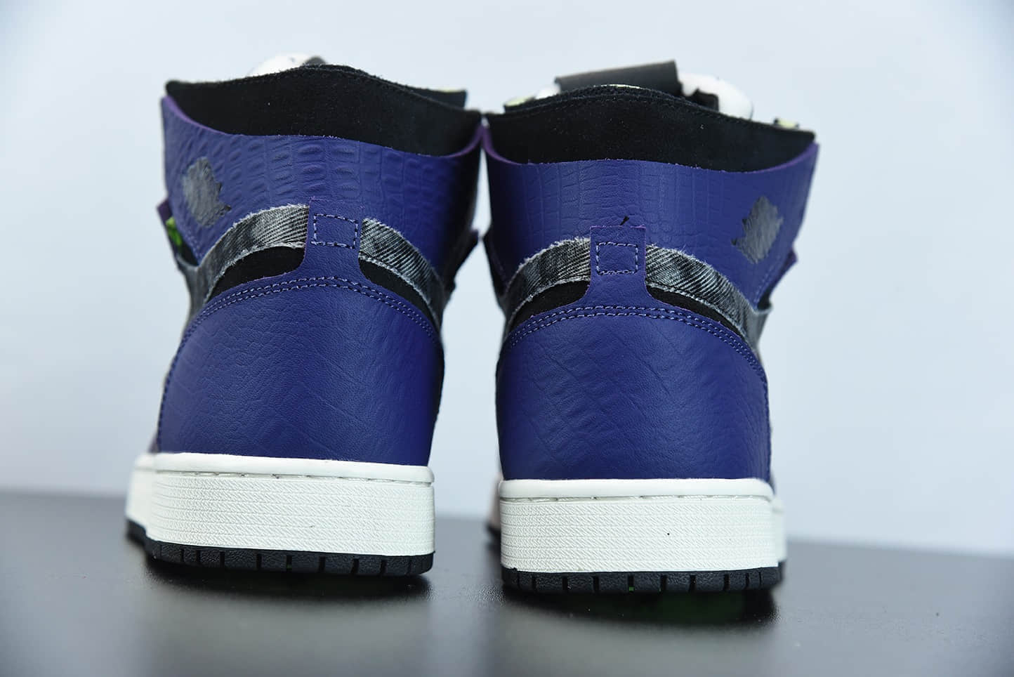 乔丹Air Jordan 1 Zoom CMFT “Bayou Boys” “状元锡安水染鳄鱼紫高帮板鞋纯原版本 货号:DC2133-500