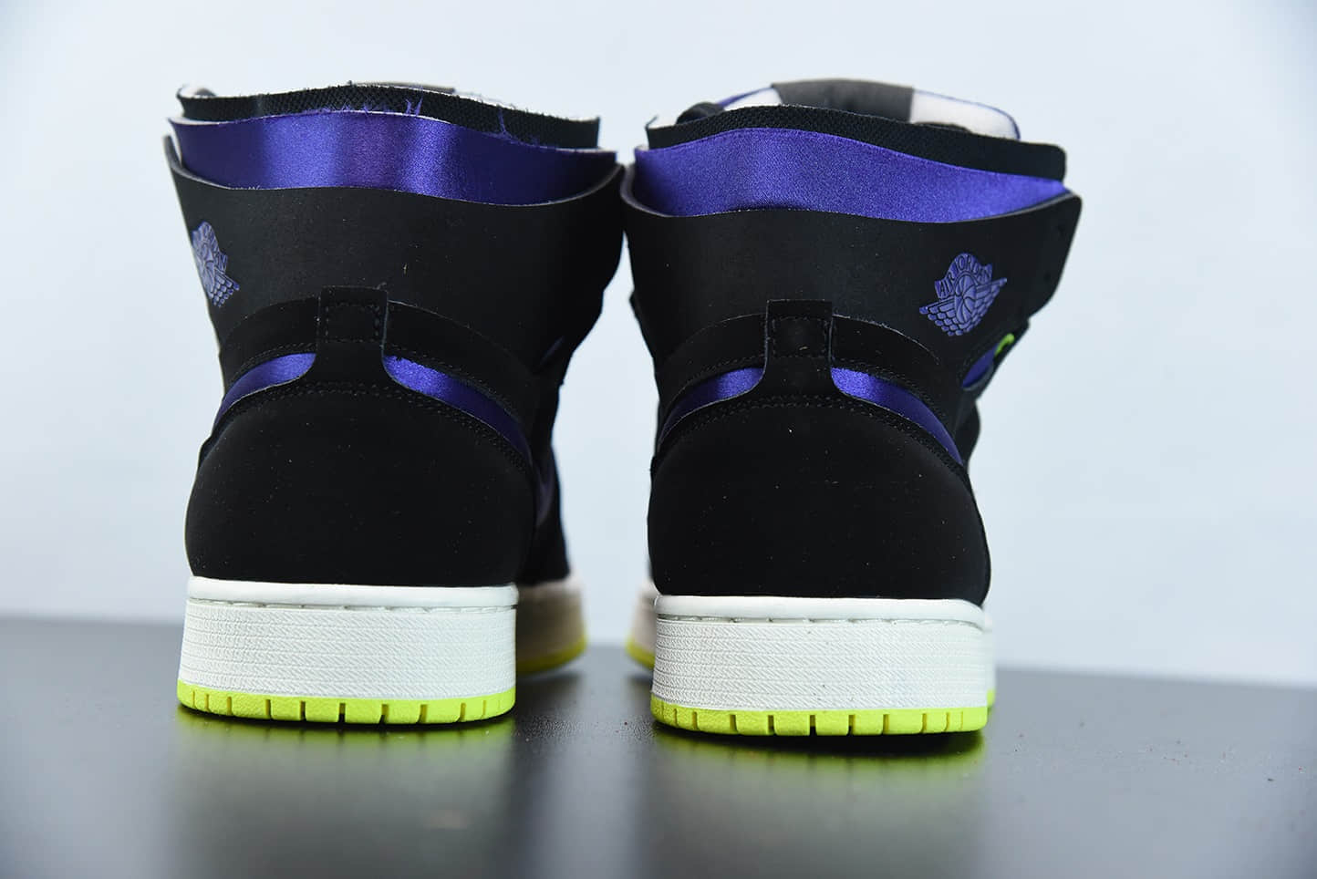 乔丹Air Jordan 1 Zoom Air CMFT “Lemon Venom” “Plum Purple” 柠檬毒液高帮板鞋纯原版本 货号：CT0979-001