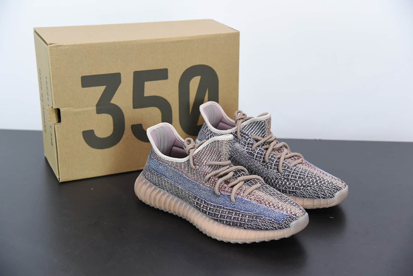 阿迪达斯Adidas Yeezy 350 Boost V2 “Static Refective”蓝棕百搭轻便爆米花中底休闲运动慢跑鞋纯原版本 货号: H02795