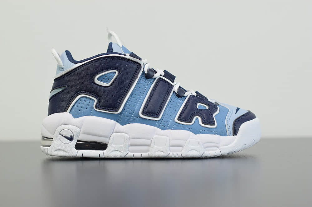 耐克Nike Air More Uptempo 96 QSDenim 皮蓬初代系列皮革牛仔丹宁三色经典高街百搭休闲运动文化篮球鞋纯原版本 货号:415082-404