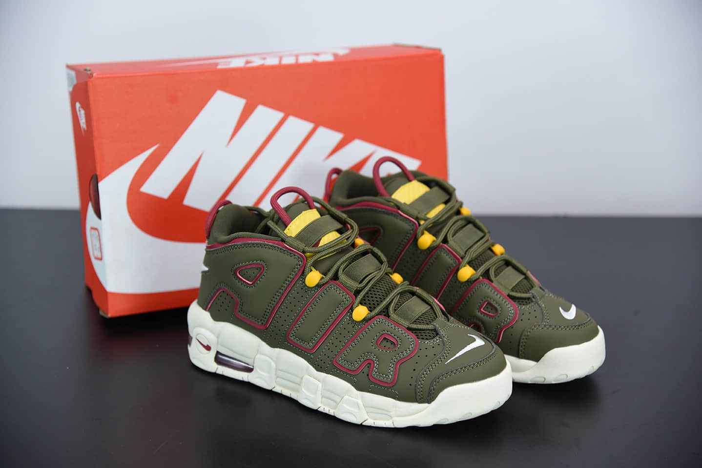 耐克Nike Air More Uptempo OG“大AIR”耐克皮蓬一代卡其色篮球鞋纯原版本 货号:DH0622-300