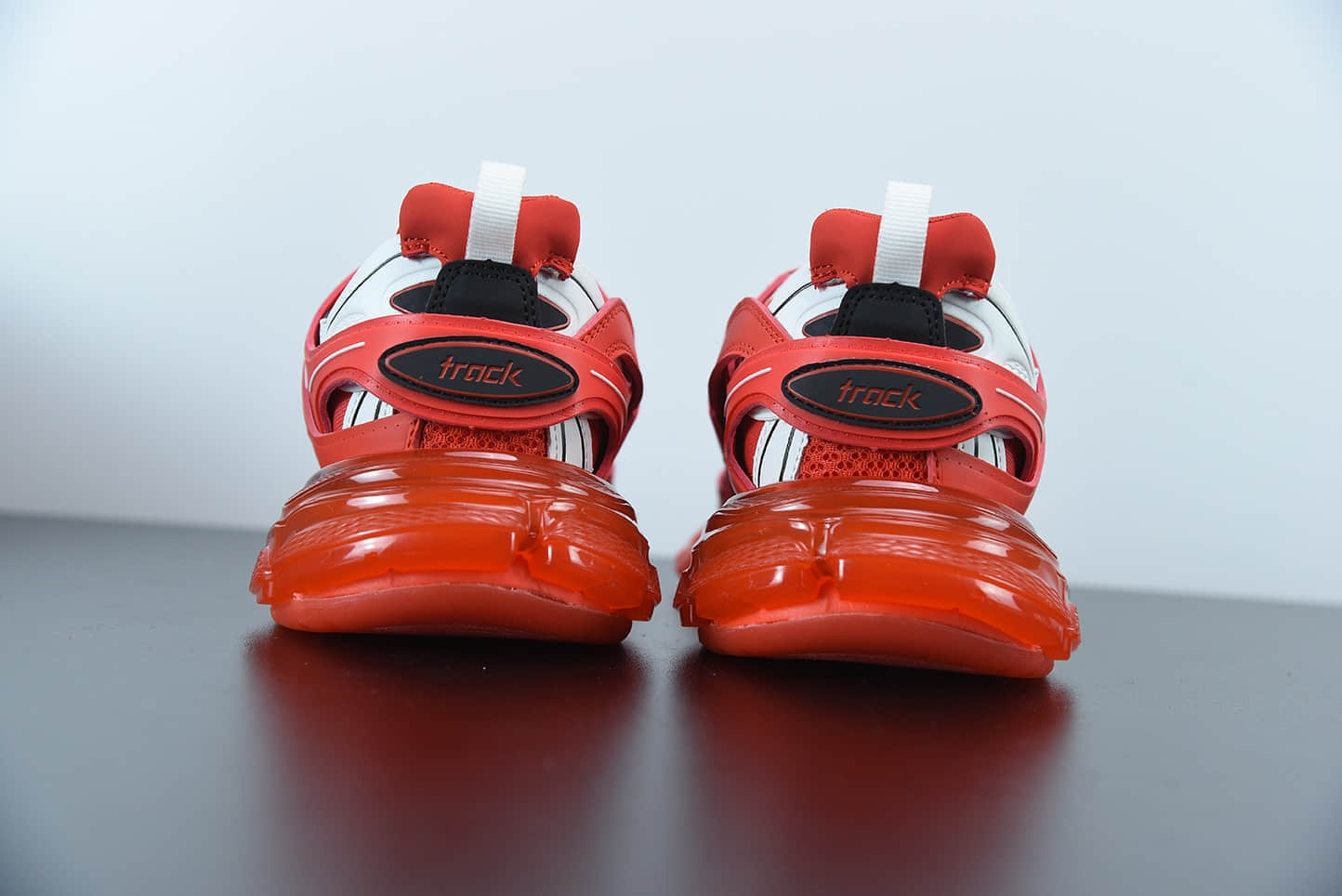 巴黎世家Balenciaga Track Clear Sole低帮网布尼龙运动鞋纯原版本 货号:647742W3BZ16591