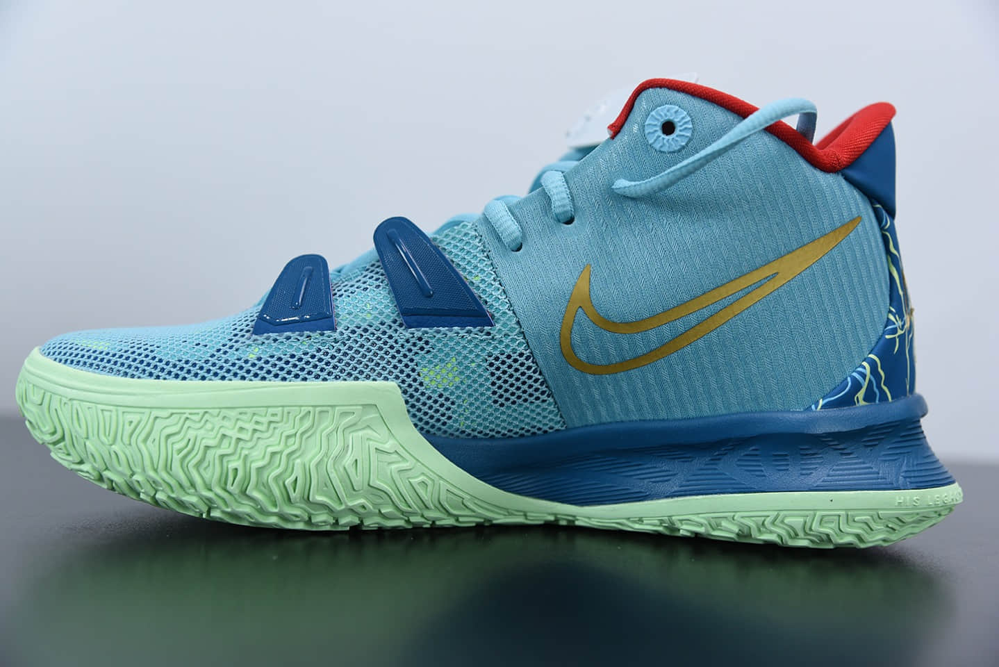 欧文NIKE KYRIE 7SPECIAL FX 电影主题湖水绿气垫篮球鞋纯原版本 货号:DC0589-400