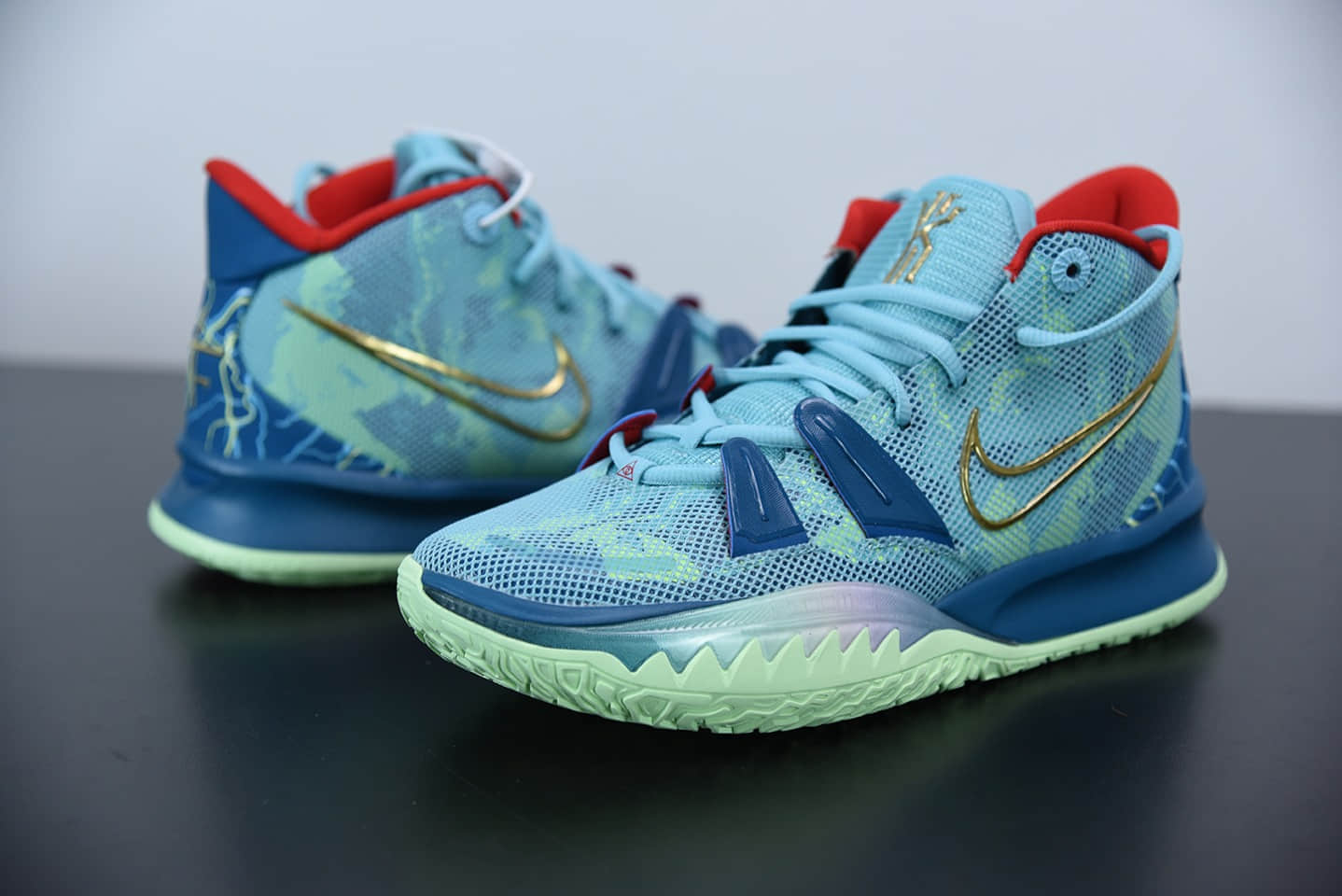 欧文NIKE KYRIE 7SPECIAL FX 电影主题湖水绿气垫篮球鞋纯原版本 货号:DC0589-400