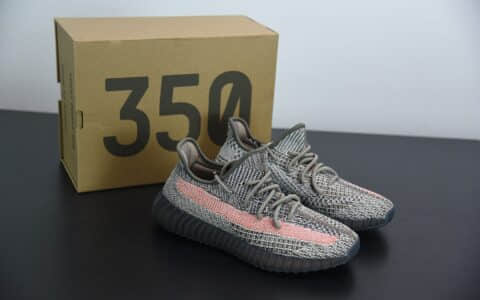 阿迪达斯Kanye West x Adidas Yeezy Boost 350 V2Ash Stone火山灰岩兵马俑配色百搭轻便爆米花中底休闲运动慢跑鞋纯原版本 货号:GW0089