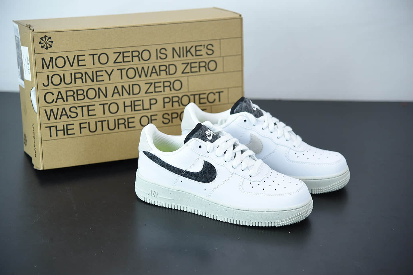 耐克 Nike Air Force 1'07 SE 空军一号白黑灰镂空勾低帮经典板鞋纯原版本 货号:DA6682-100