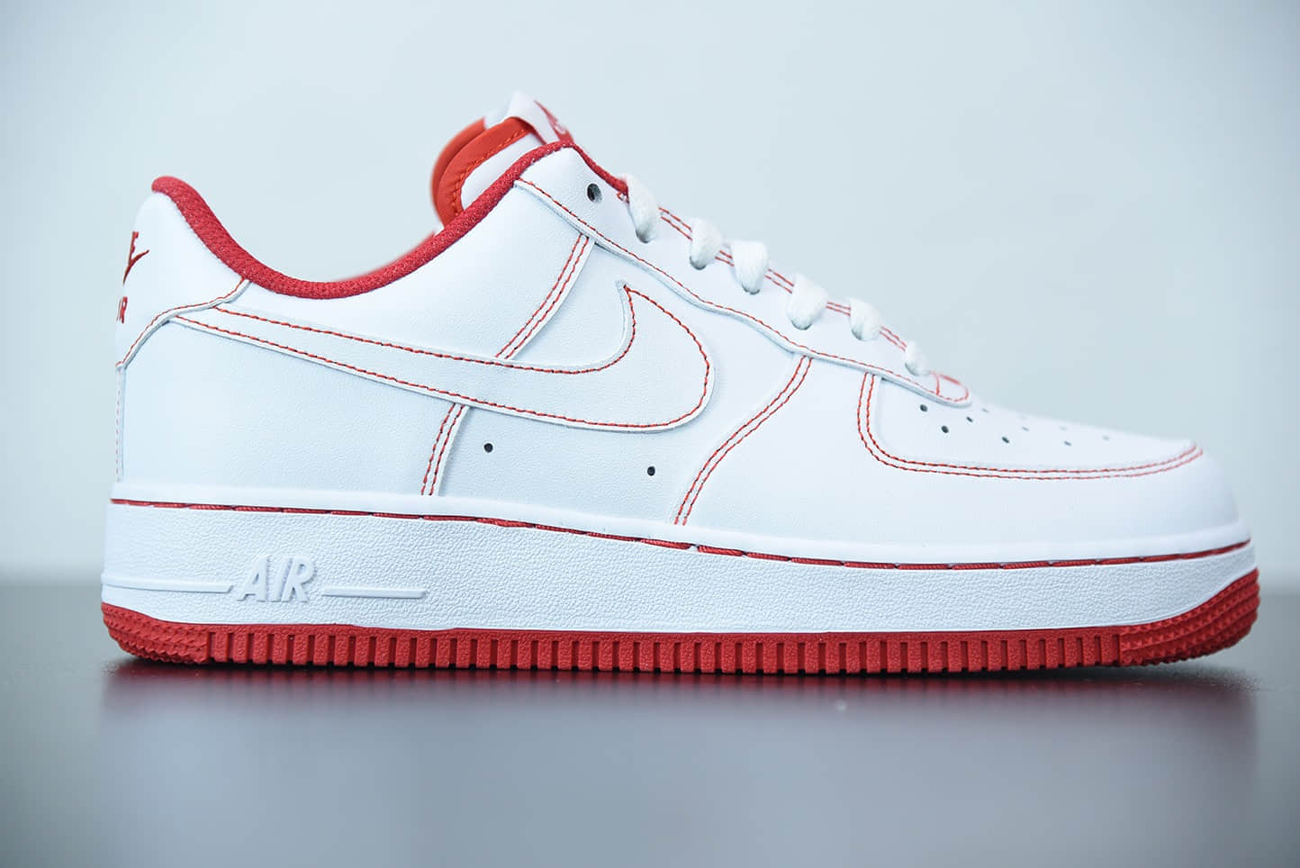 耐克 Nike Air Force 1 Low 白红线条空军一号低帮百搭休闲运动板鞋纯原版本 货号:CV1724-100