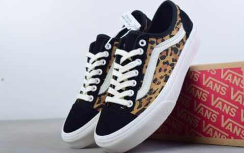 万斯VANS Style 36 豹纹印花复古低帮麂皮休闲鞋纯原版本 货号:VN0A3MVL4Y5