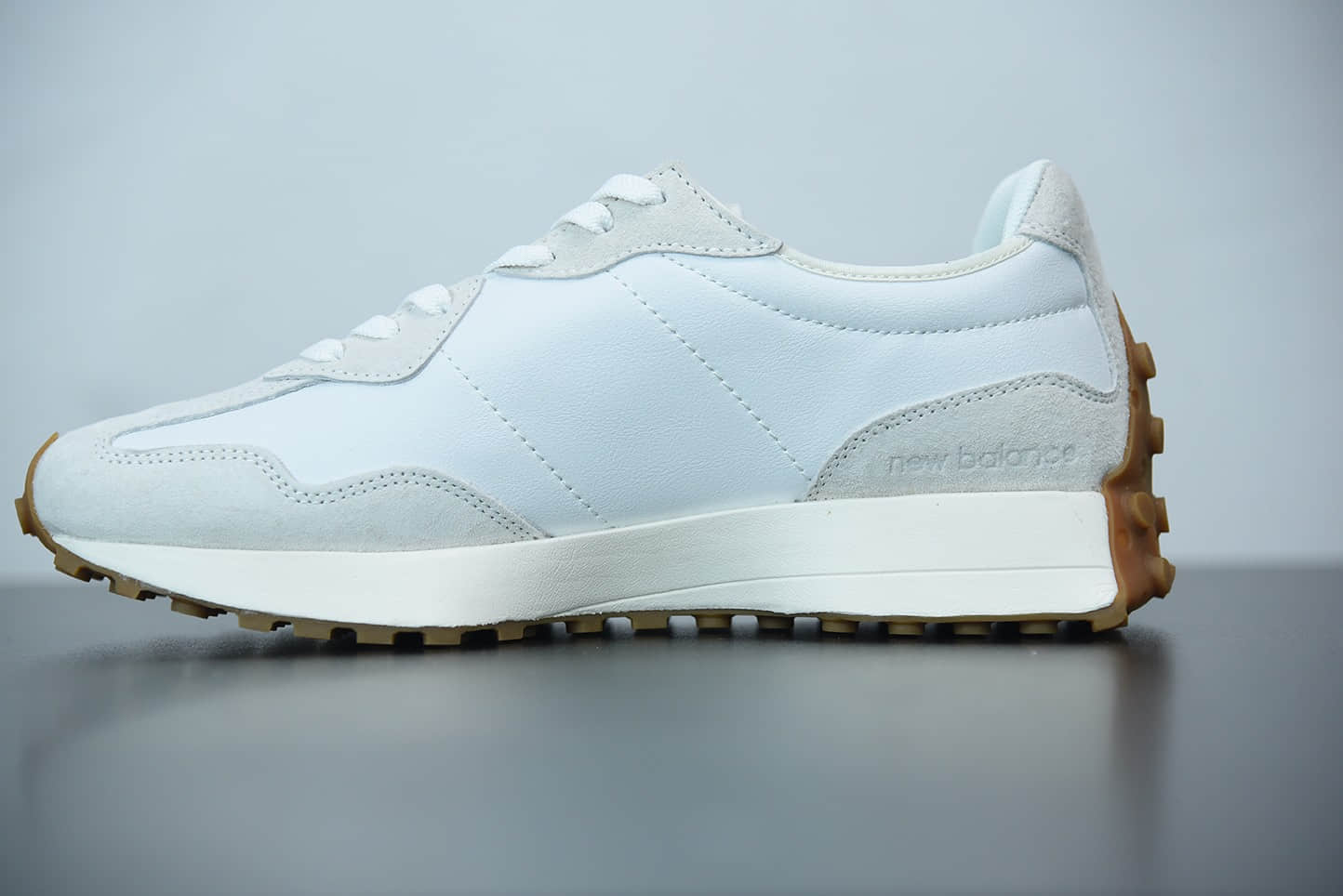 新百伦New Balance MS327系列白灰红复古休闲运动慢跑鞋纯原版本 货号:WS327KA