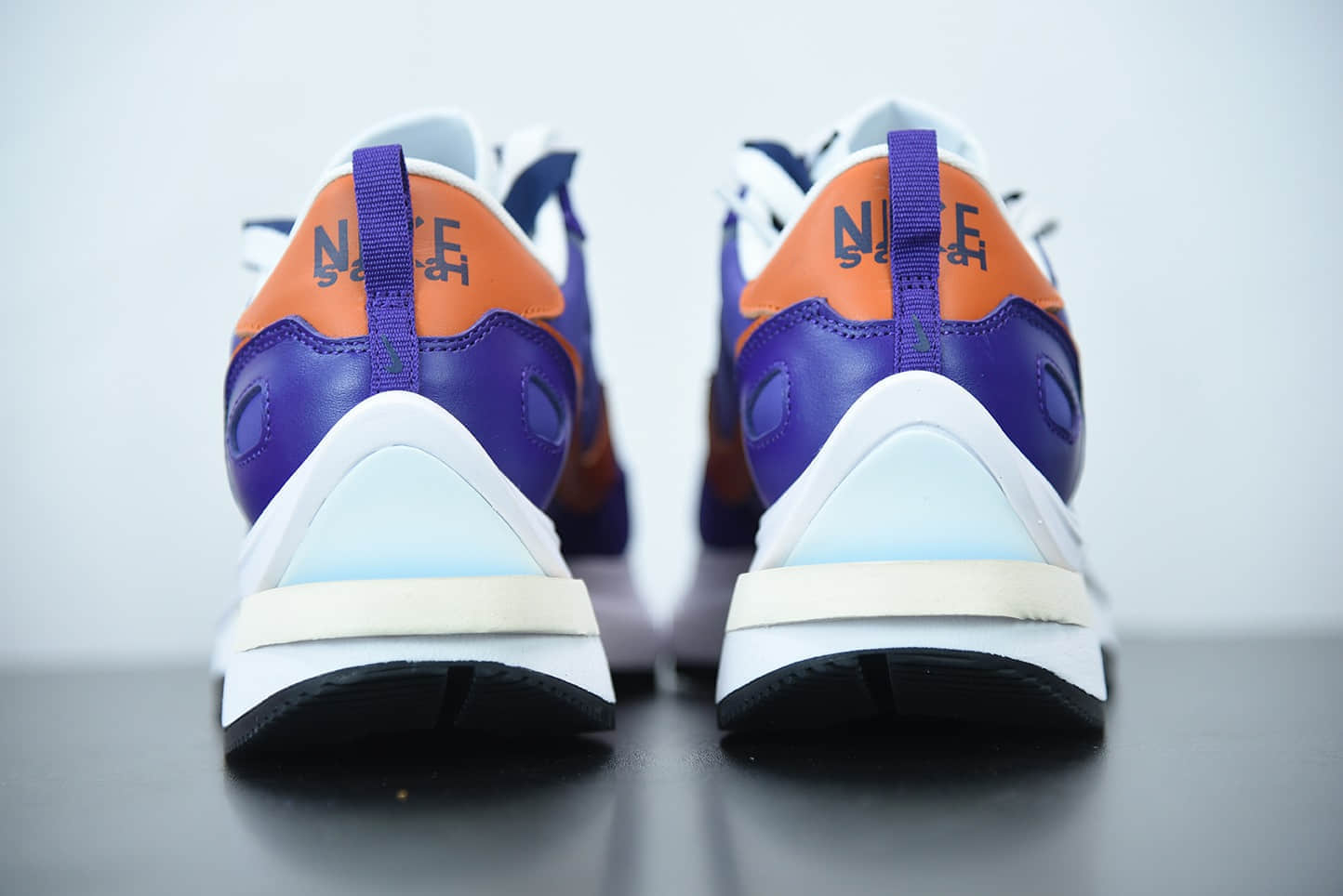 耐克Sacai X NK Vaporwaffle 华夫三代3.0橘紫配色走秀重磅联名合作款纯原版本 货号:DD1875-200