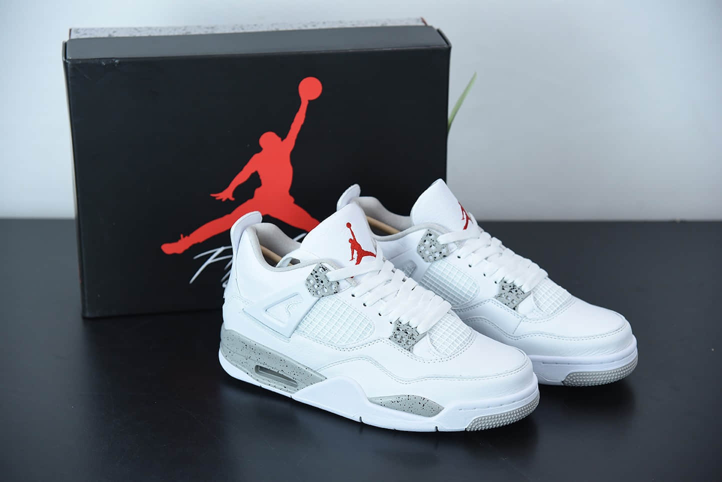 乔丹Air Jordan 4  White Oreo  白奥利奥男子文化篮球鞋 纯原版本 货号： CT8527-100