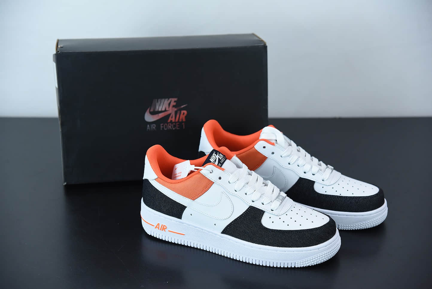 耐克 Nike Air Force 1 Low USA Denim 白蓝红美国队丹宁运动休闲复古板鞋纯原版本 货号:DJ5174-100