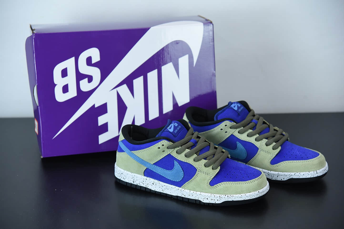 耐克Nike SB Dunk Low “Celadon青瓷配色低帮滑板鞋纯原版本 货号:BQ6817-301
