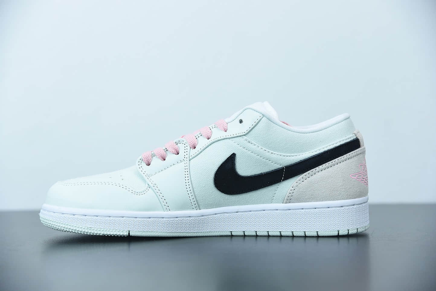 乔丹Air Jordan 1 Low SE Barely Green 蒂芙尼绿樱花粉低帮休闲板鞋纯原版本 货号:CZ0776-300