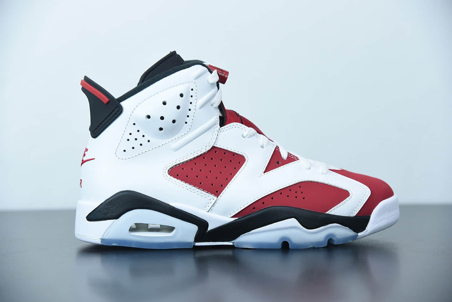 乔丹Air Jordan 6 AJ6 2021年复刻胭脂白红高帮篮球鞋纯原版本 货号：CT8529-106