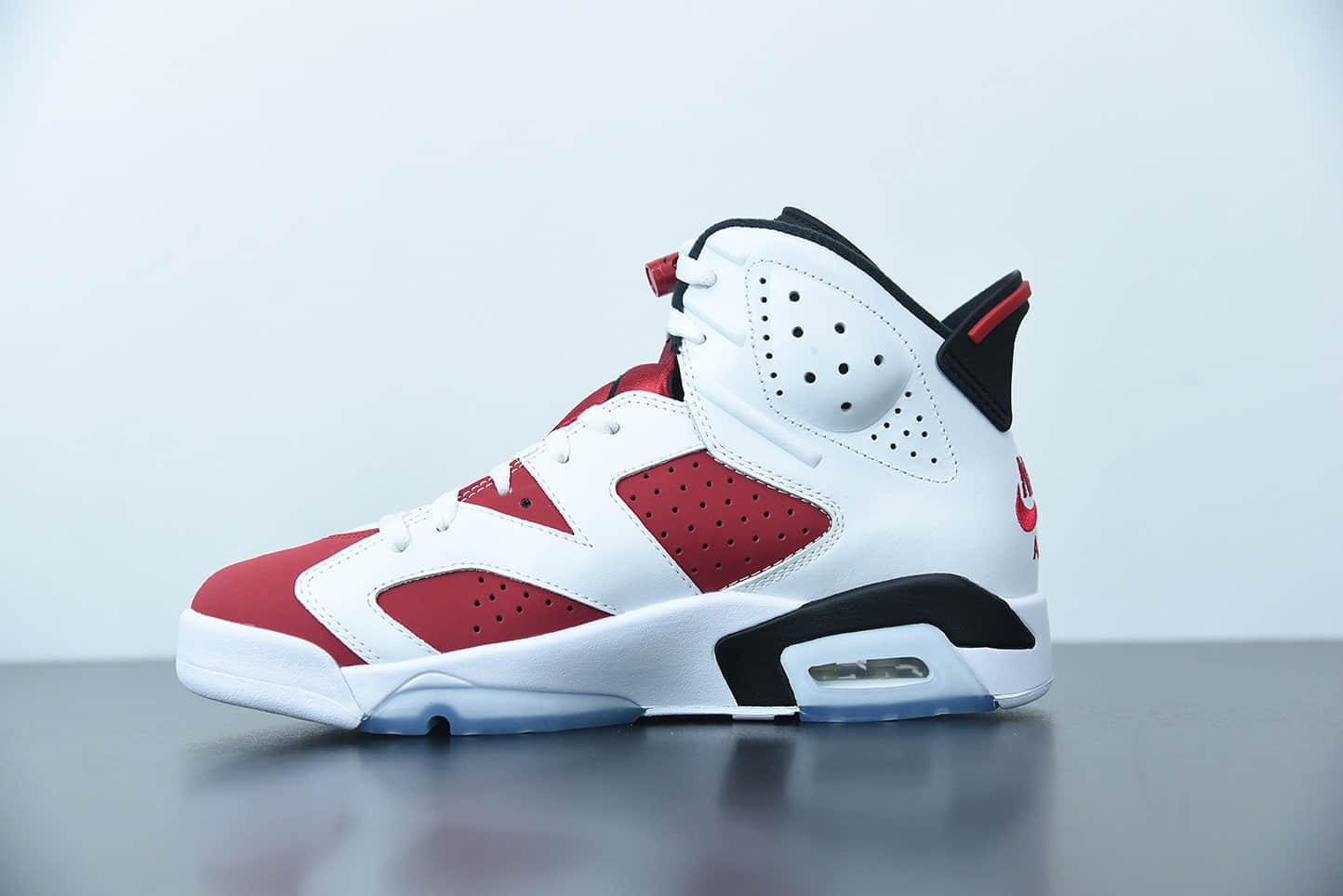 乔丹Air Jordan 6 AJ6 2021年复刻胭脂白红高帮篮球鞋纯原版本 货号：CT8529-106