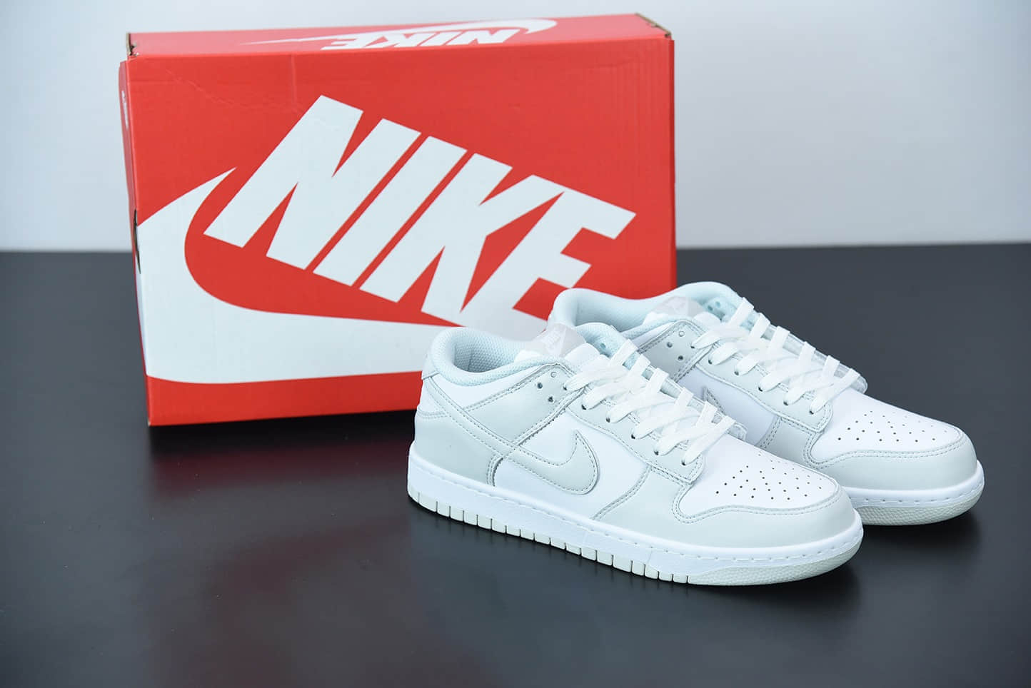耐克Nike WMNS SB Dunk LowPhoton Dust白灰烟灰雾霾配色扣篮系列低帮休闲运动滑板鞋纯原版本 货号:DD1503-103