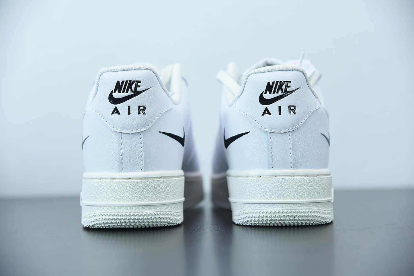耐克Nike Air Force 1 LowMulti Swoosh白多彩勾全白鞋面空军一号低帮百搭休闲运动板鞋纯原版本 货号:DM9096-100