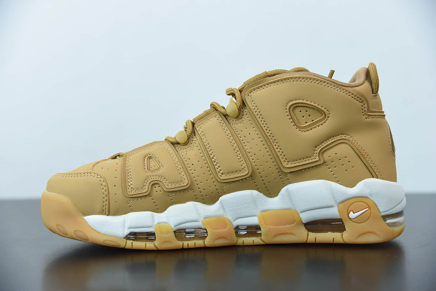 耐克 Nike Air More Uptempo OG“大AIR”小麦配色皮蓬一代复古百搭文化休闲篮球鞋纯原版本 货号:AA4060-200