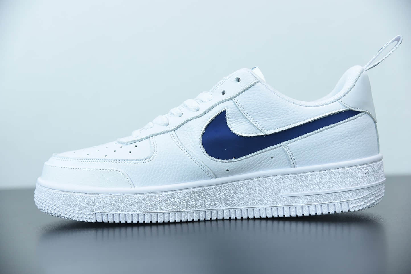 耐克Nike Air Force 1 Low 白蓝缝线空军一号低帮百搭休闲运动板鞋纯原版本 货号:CK7213-104