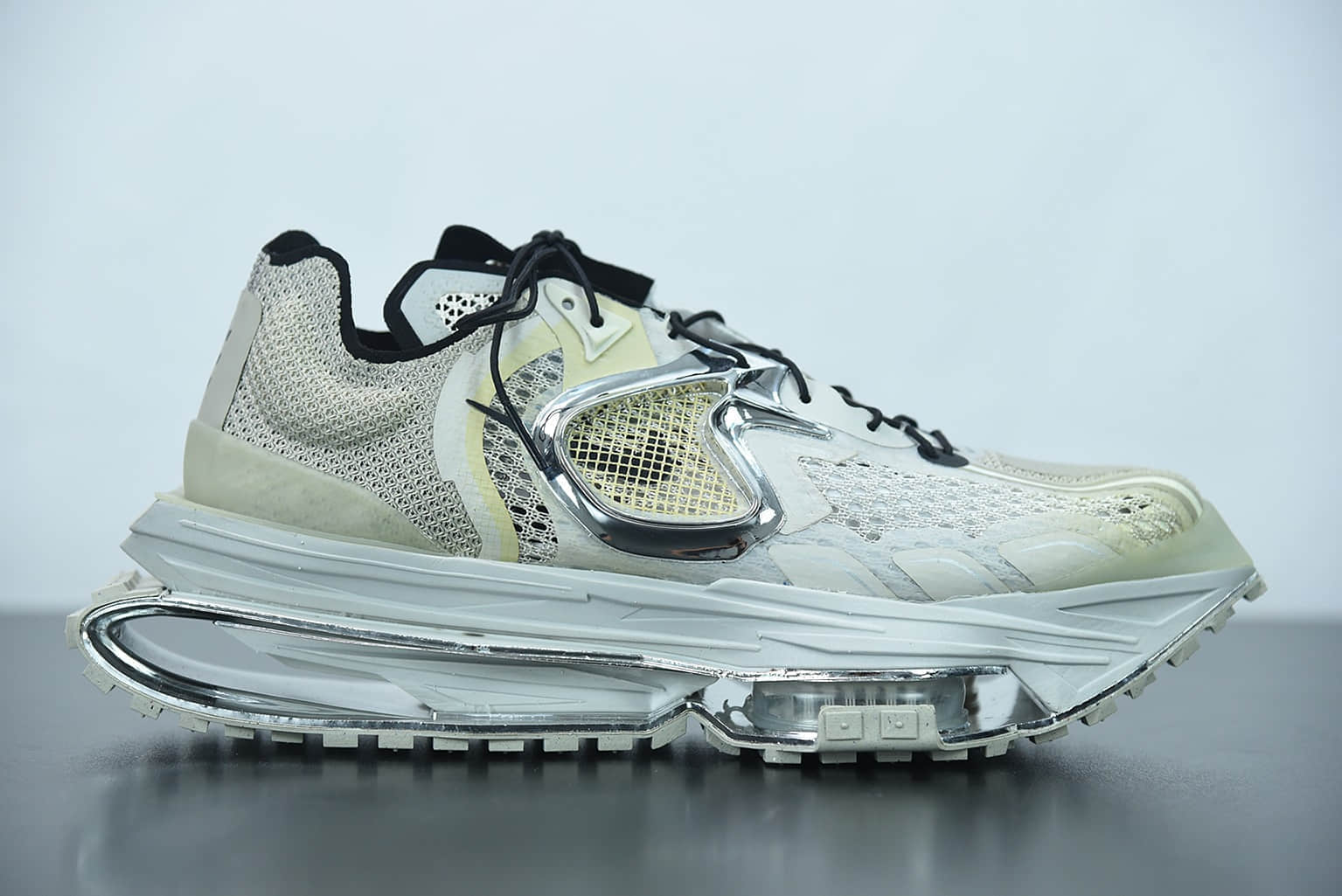 耐克 Nike Matthew M. WilliamsMMW x Nike Zoom Stone004代“米白黑”机能坦克履带老爹鞋纯原版本 货号:CU0676-200