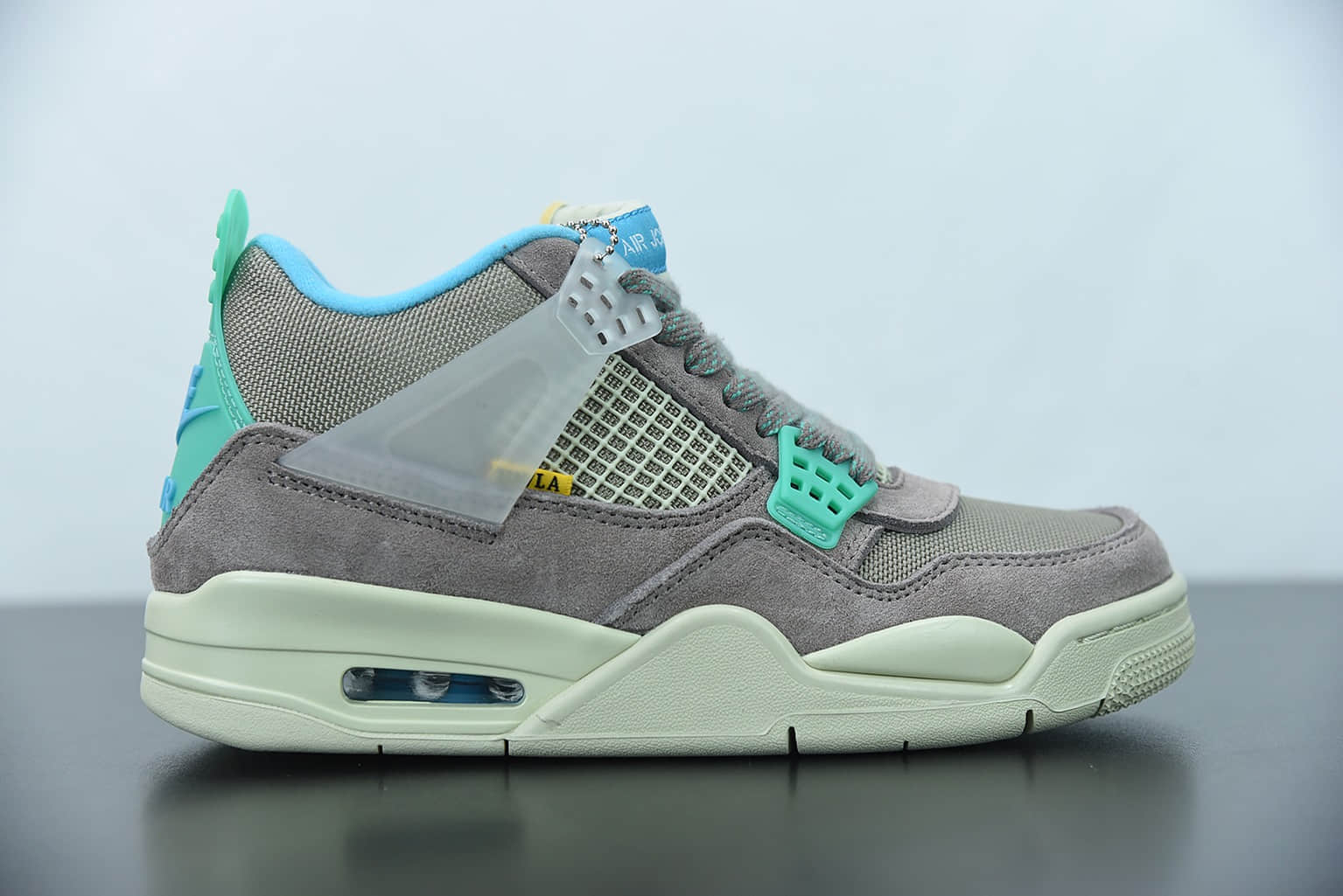 乔丹Jordan UNION x Air Jordan 4 Taupe Haze黑洛杉矶联盟灰褐低帮篮球鞋纯原版本 货号：DJ5718-242