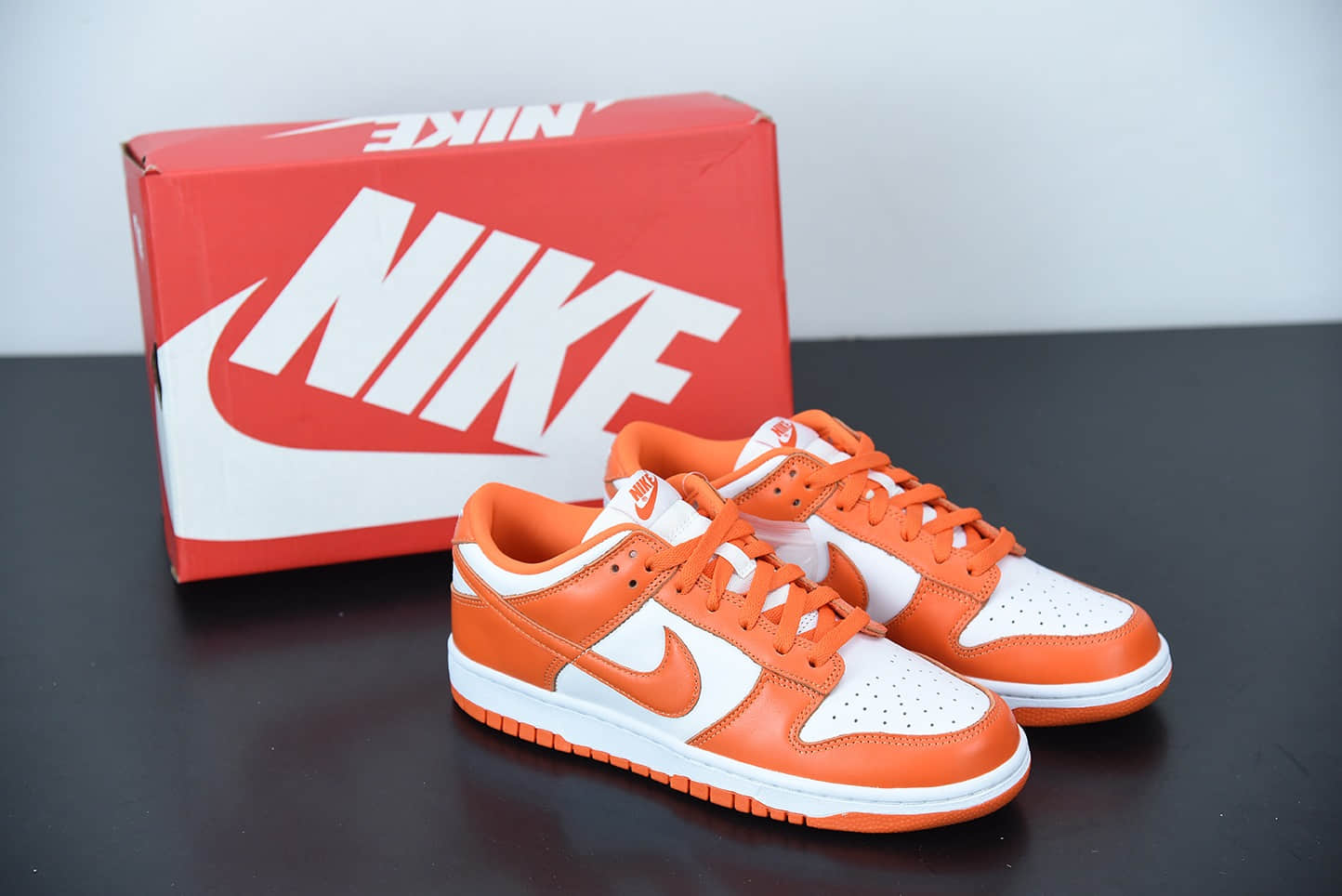 耐克 Nike Dunk SB Low“Syracuse”肯塔基雪城大学白橙低帮滑板鞋纯原版本 货号:CU1726-101