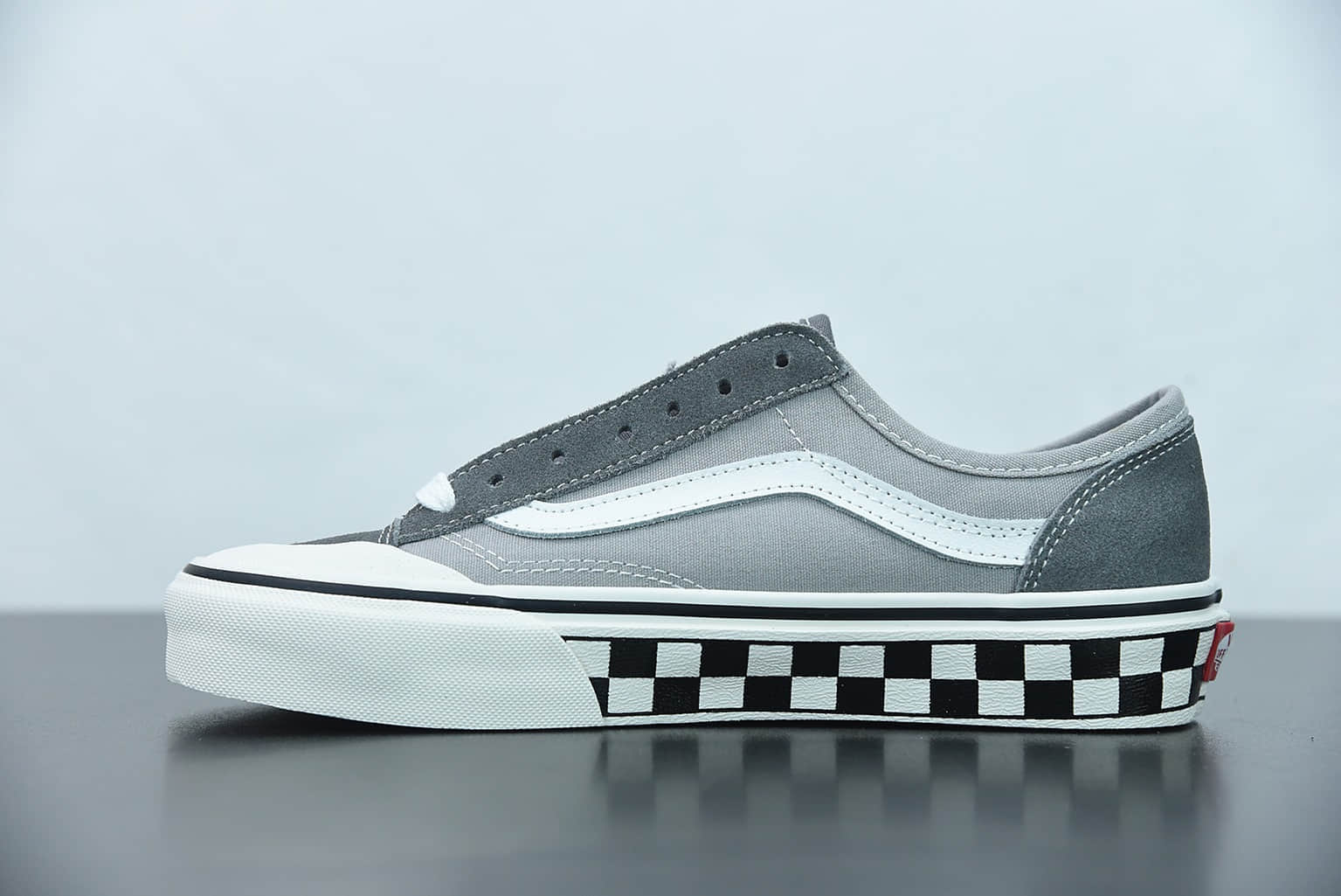 万斯Vans Style 36 Decon SF酷灰灰棋盘格半月包头杀人鲸低帮硫化板鞋纯原版本 货号:VN0A3MVL195