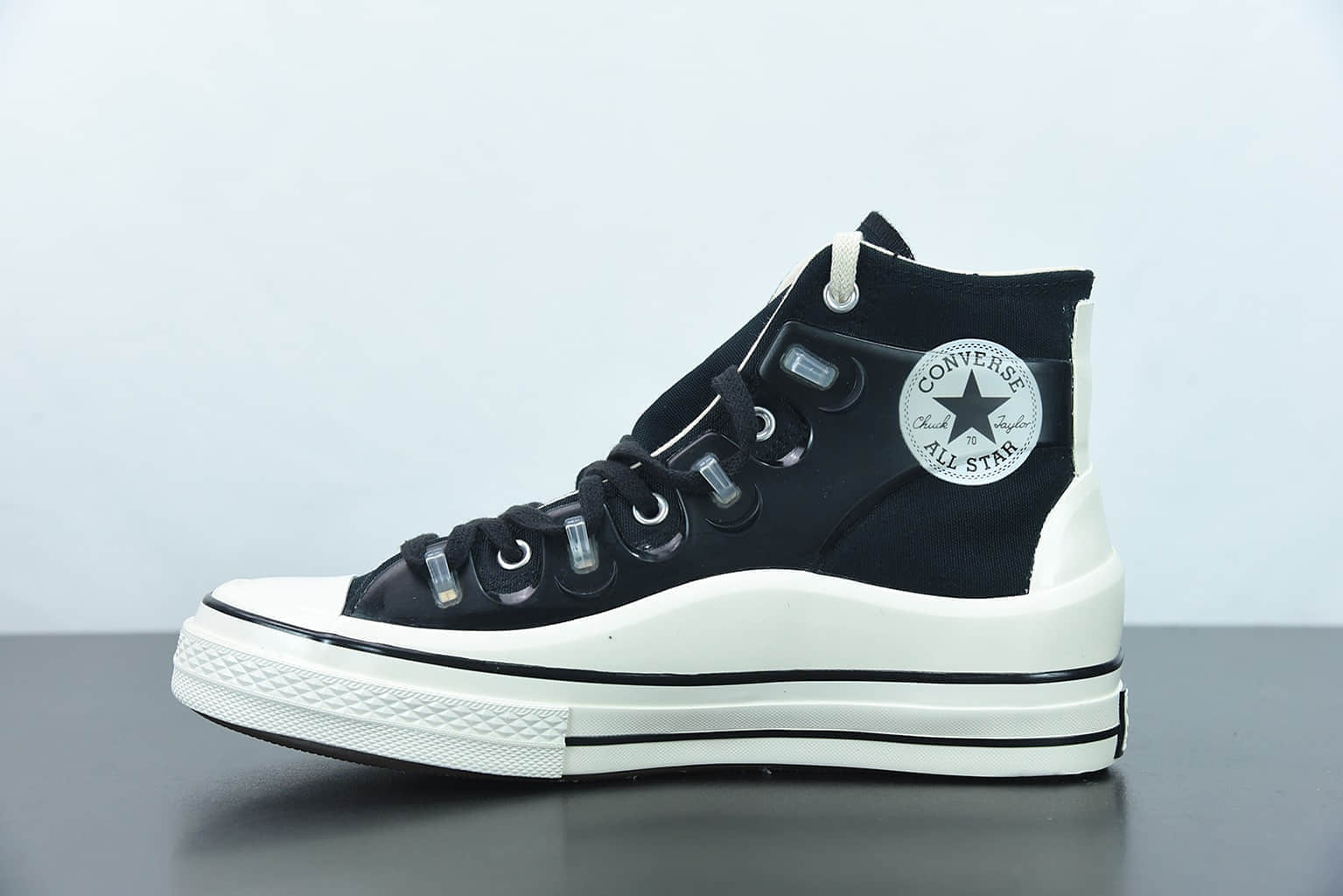 匡威Kim Jones x Converse Chuck Taylor All Star 1970s 重磅联名黑色高帮帆布鞋纯原版本 货号:171257c