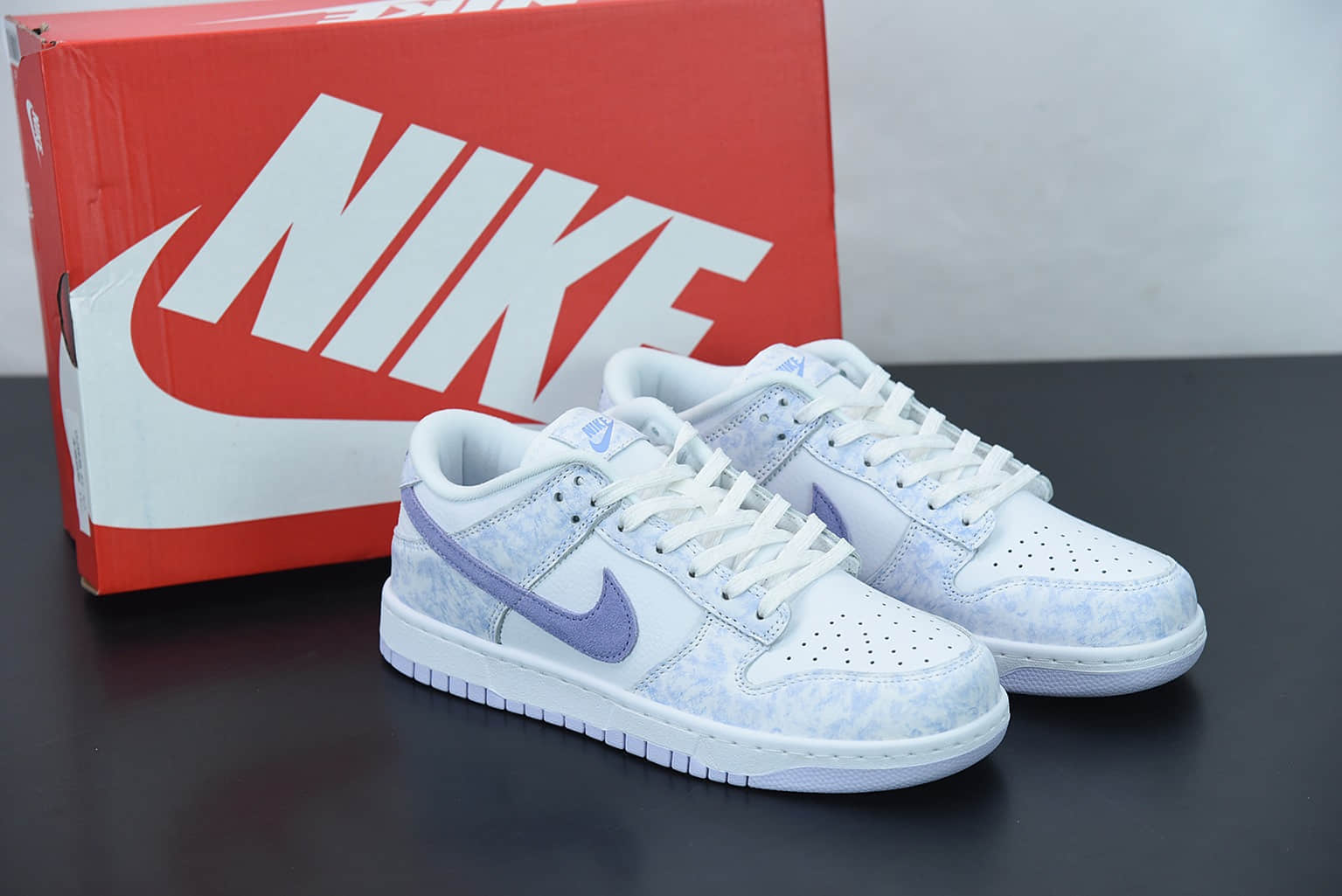 耐克 Nike Dunk Low'Purple Pulse'淡蓝紫水洗扣篮系列低帮休闲运动滑板板鞋纯原版本 货号:DM9467-500