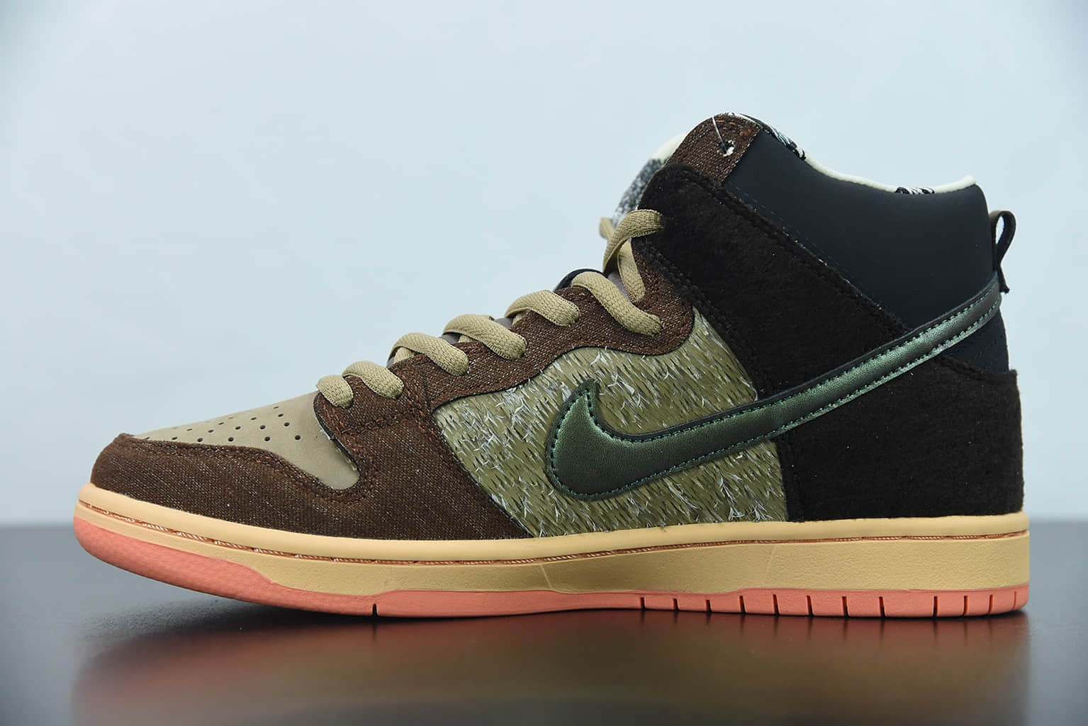 耐克 Nike Concepts x NK SB Dunk High Mallard 烤鸭 高帮运动休闲板鞋纯原版本 货号:DC6887-200