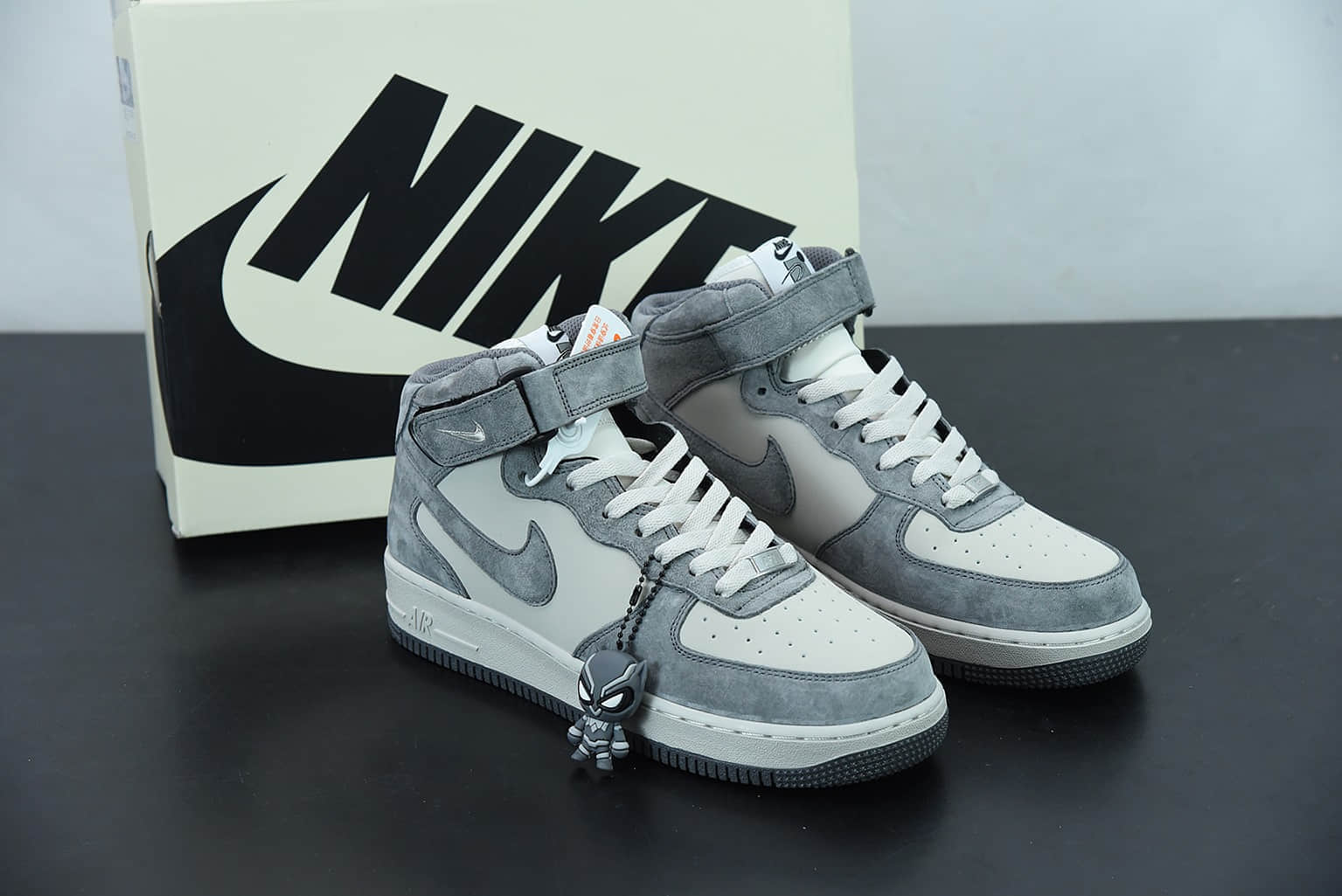 耐克 Nike Air Force 1 空军一号米白灰中帮板鞋纯原版本 货号:CW2288-668