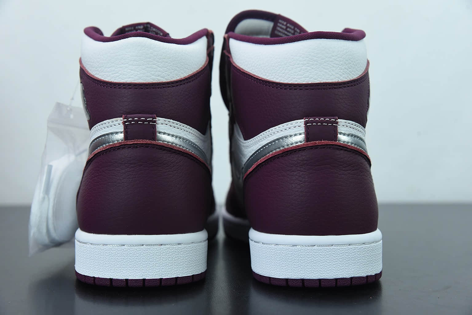 乔丹Air Jordan 1 Bordeaux 波尔多酒红高帮文化篮球鞋纯原版本 货号:555088-611