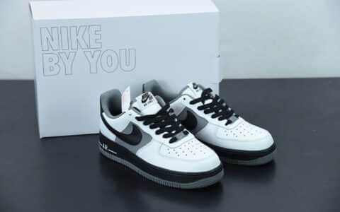 耐克 Nike Air Force 1 Low 黑白灰拼接空军一号低帮百搭休闲运动板鞋纯原版本 货号:553689-609