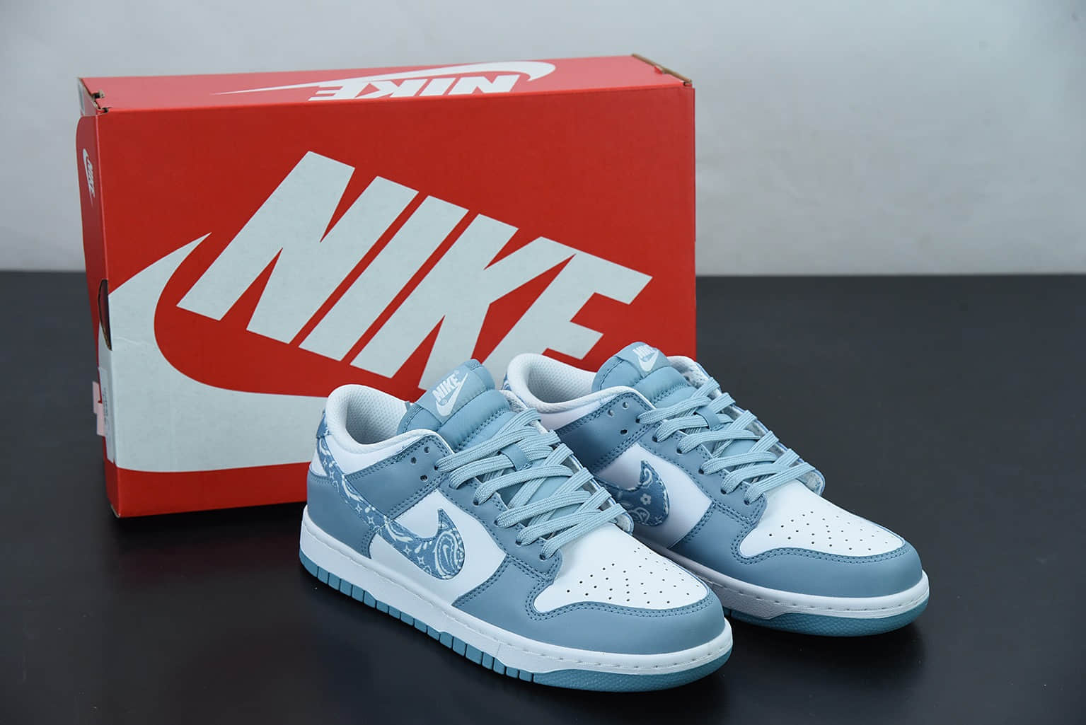 耐克 Nike Dunk Low Greenblue paisley 蓝绿色佩斯利扣碎篮板时尚休闲板鞋纯原版本 货号:DH4401-101