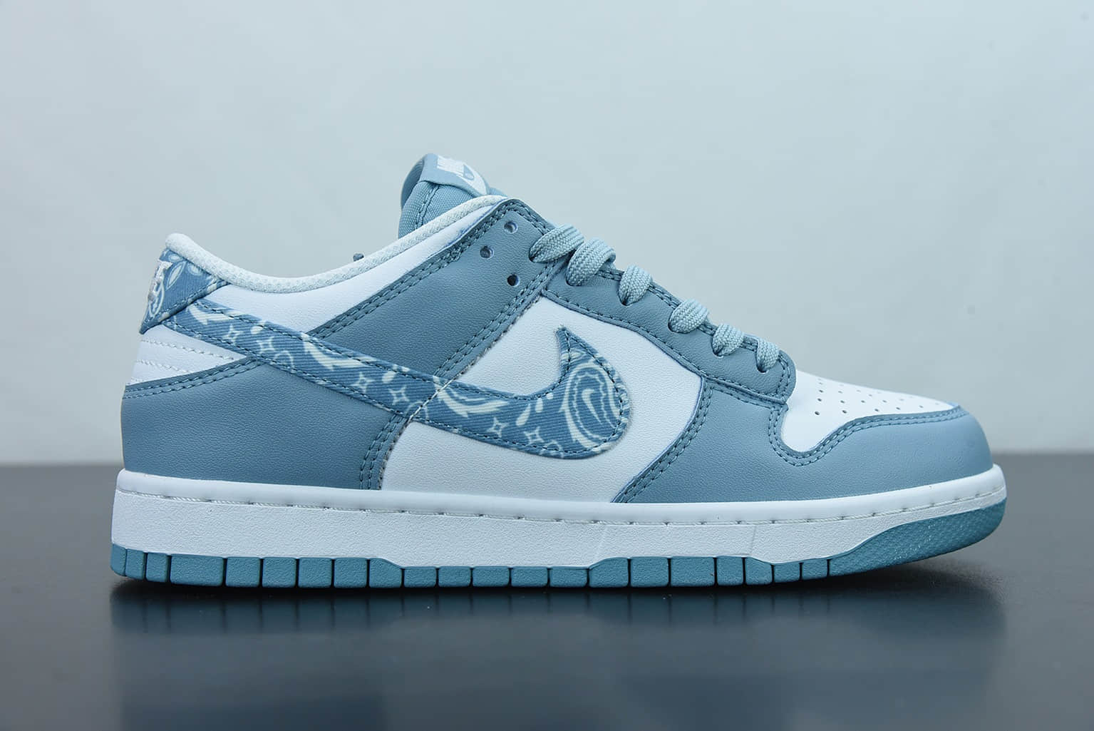 耐克 Nike Dunk Low Greenblue paisley 蓝绿色佩斯利扣碎篮板时尚休闲板鞋纯原版本 货号:DH4401-101