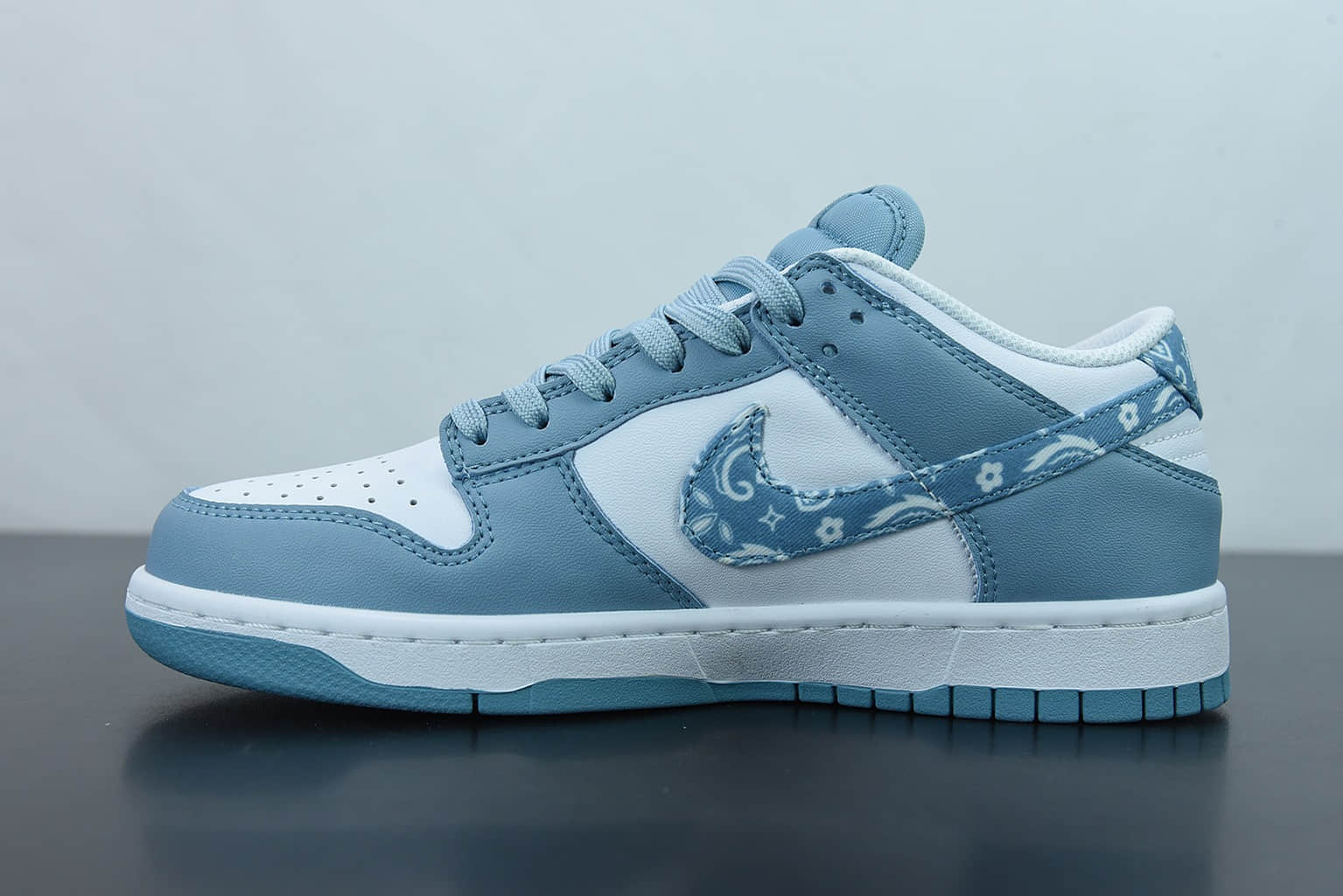 耐克 Nike Dunk Low Greenblue paisley 蓝绿色佩斯利扣碎篮板时尚休闲板鞋纯原版本 货号:DH4401-101