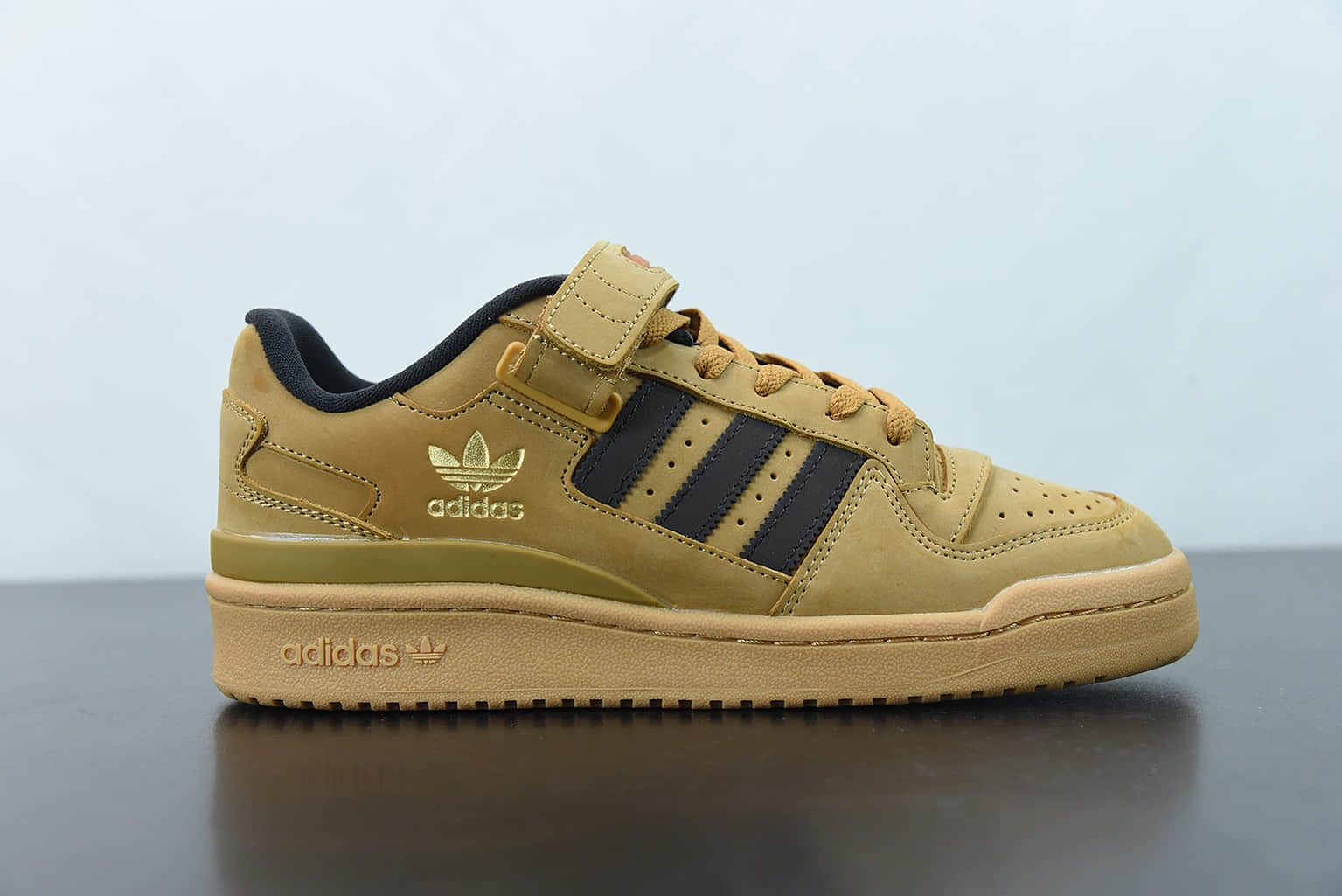 阿迪达斯adidas originals Forum Low adidas Originals Forum RX人气单品小麦低帮复古板鞋纯原版本 货号：GW6230