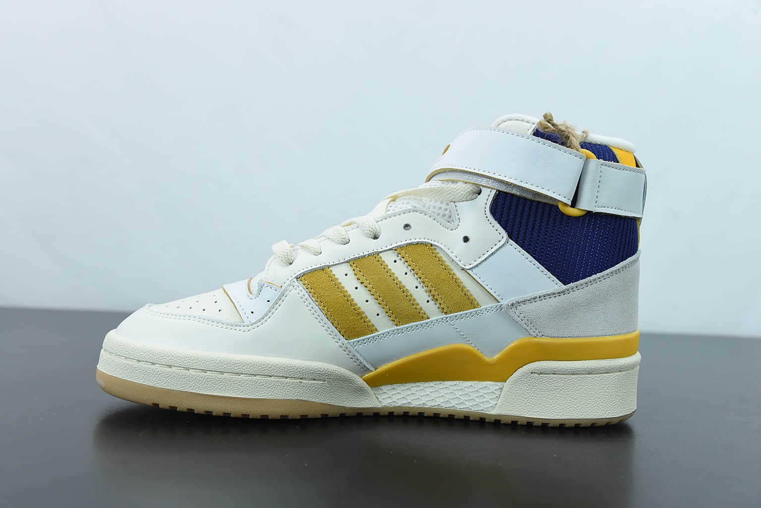 阿迪达斯 Adidas Originals Forum 84 High “Champions” 紫金湖人魔术贴高帮复古系带百搭休闲运动板鞋纯原版本 货号:GX9054