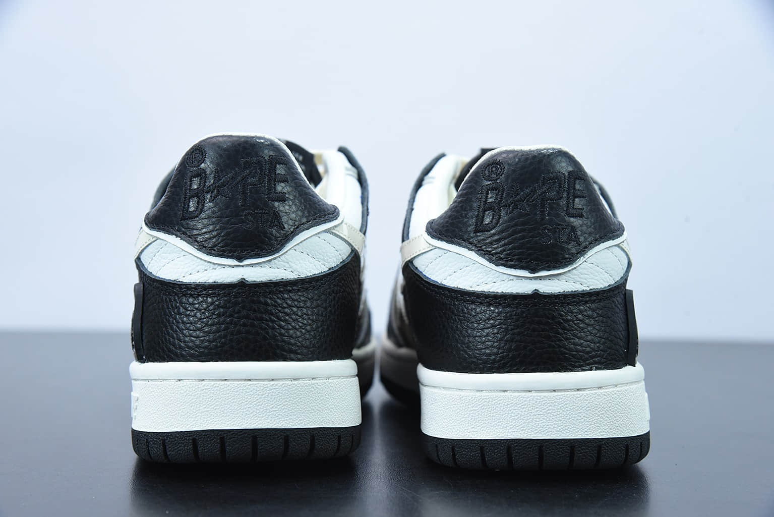 Human Made Bape Sta Sk8 To Nigo 潮流教父Nigo品牌黑白色猿人头经典滑板百搭休闲运动板鞋纯原版本 货号:1G801009I