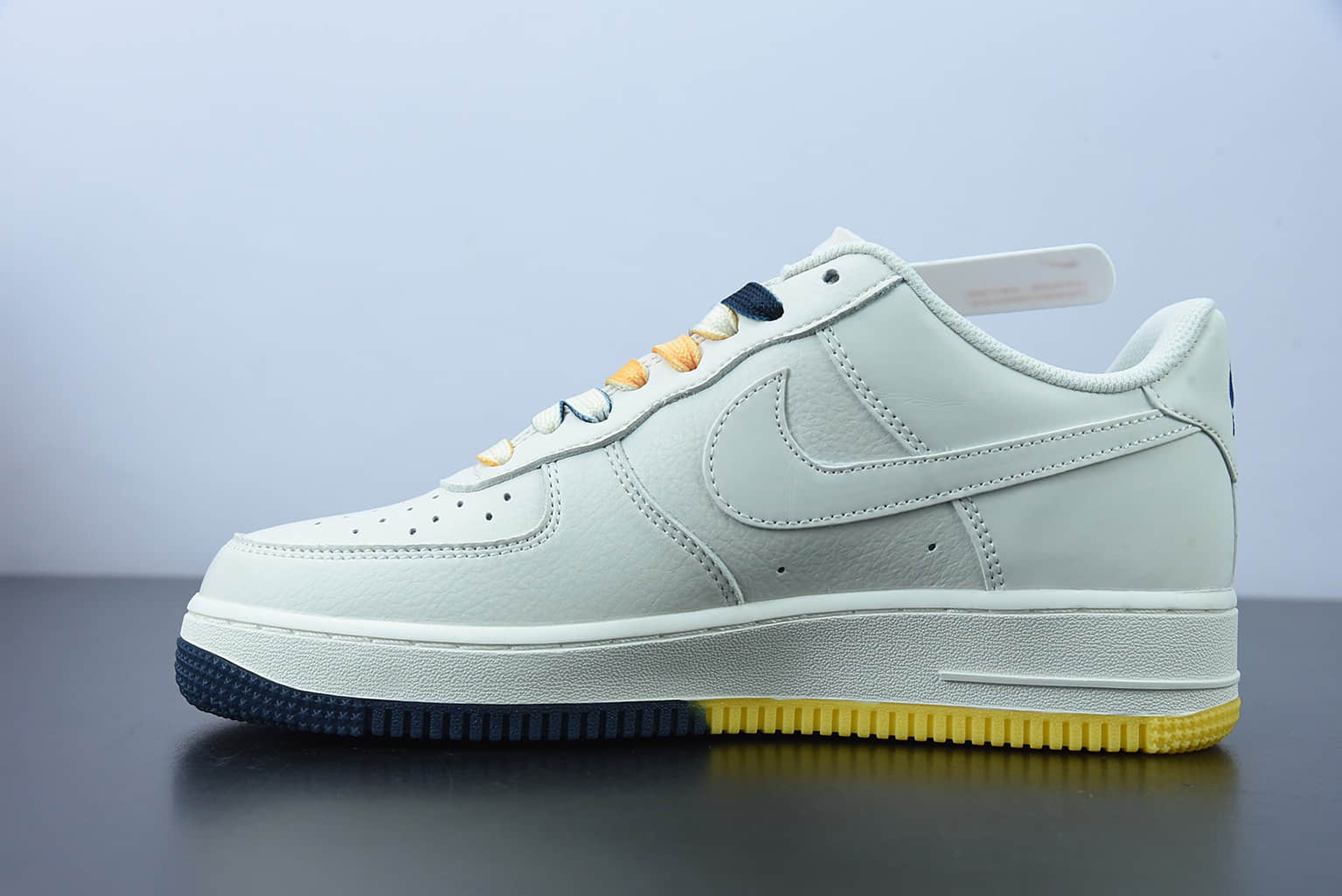 耐克 Nike AF 1'07 Low Su19 米蓝黄 孟菲斯灰熊队城市限定低帮空军一号休闲板鞋纯原版本 货号:TN2569-307