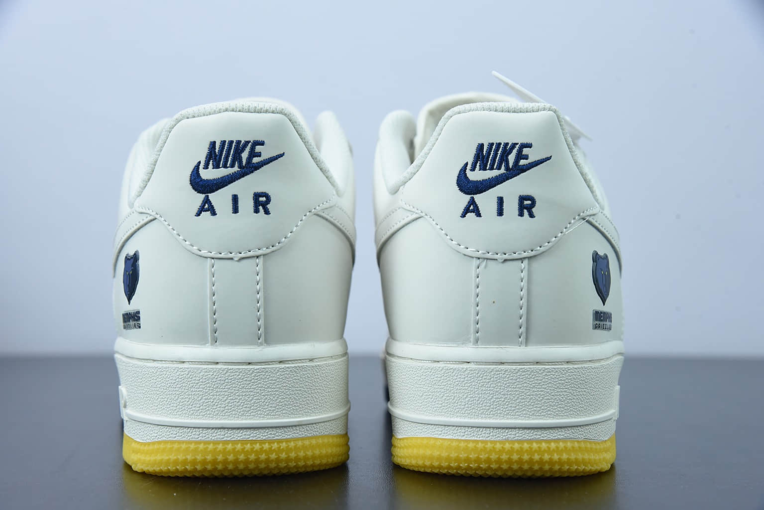 耐克 Nike AF 1'07 Low Su19 米蓝黄 孟菲斯灰熊队城市限定低帮空军一号休闲板鞋纯原版本 货号:TN2569-307