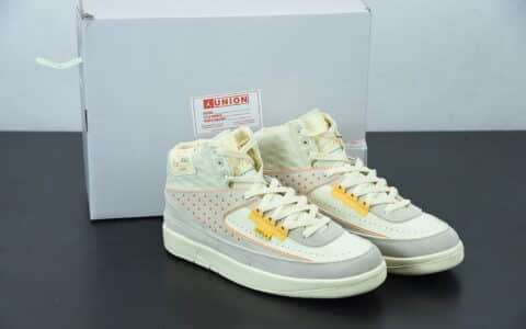 乔丹 Air Jordan Union x Air Jordan 2 Rattan 高帮米黄色篮球鞋纯原版本 货号:DN3802-200