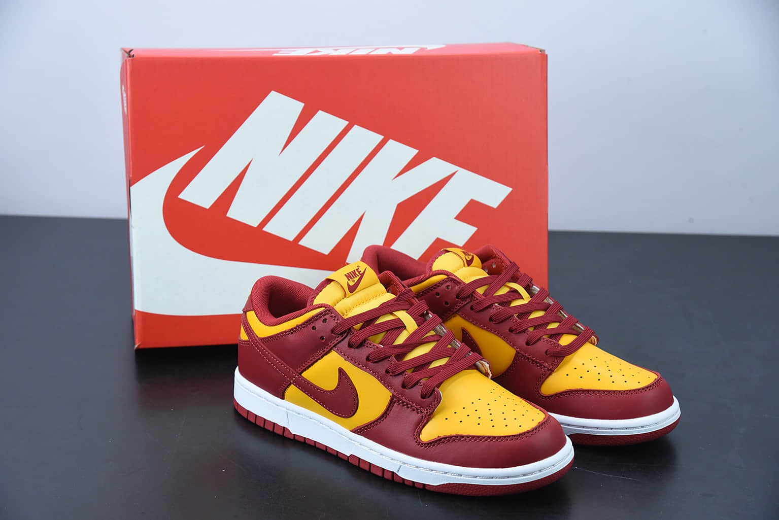 耐克 Nike SB Dunk LowMidas Gold 番茄炒蛋色 扣篮系列低帮休闲运动滑板板鞋纯原版本 货号: DD1391-701