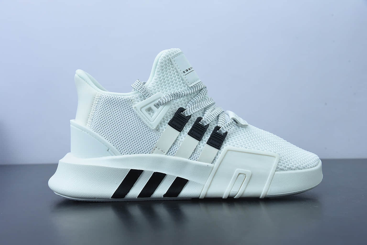 阿迪达斯Adidas EQT BASK ADV支撑者系列白黑色透气轻便复古慢跑鞋纯原版本 货号:BD7772