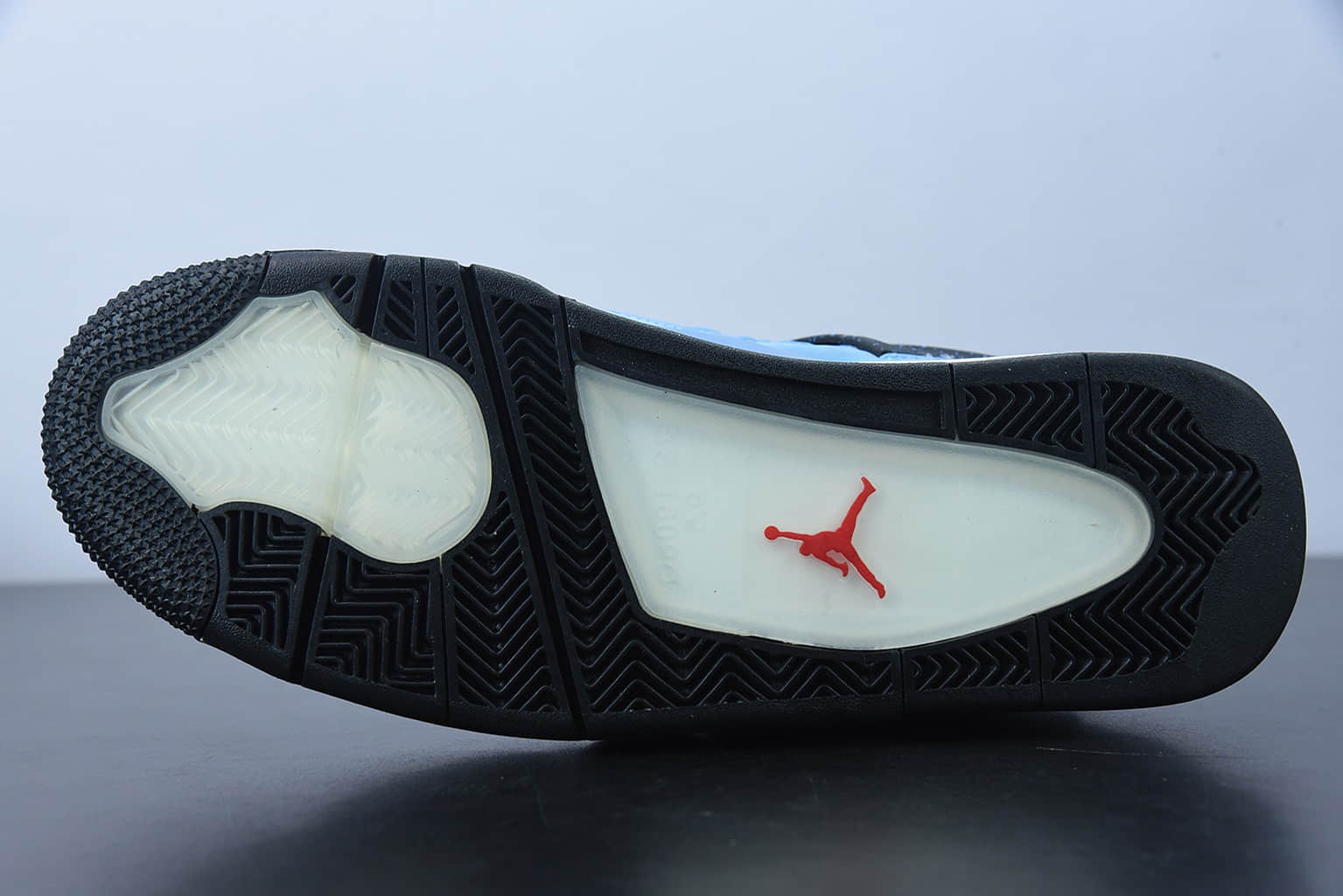 乔丹Travis Scott x Air Jordan 4 Retro 蓝麂皮AJ4联名款篮球鞋纯原版本 货号:308497-406